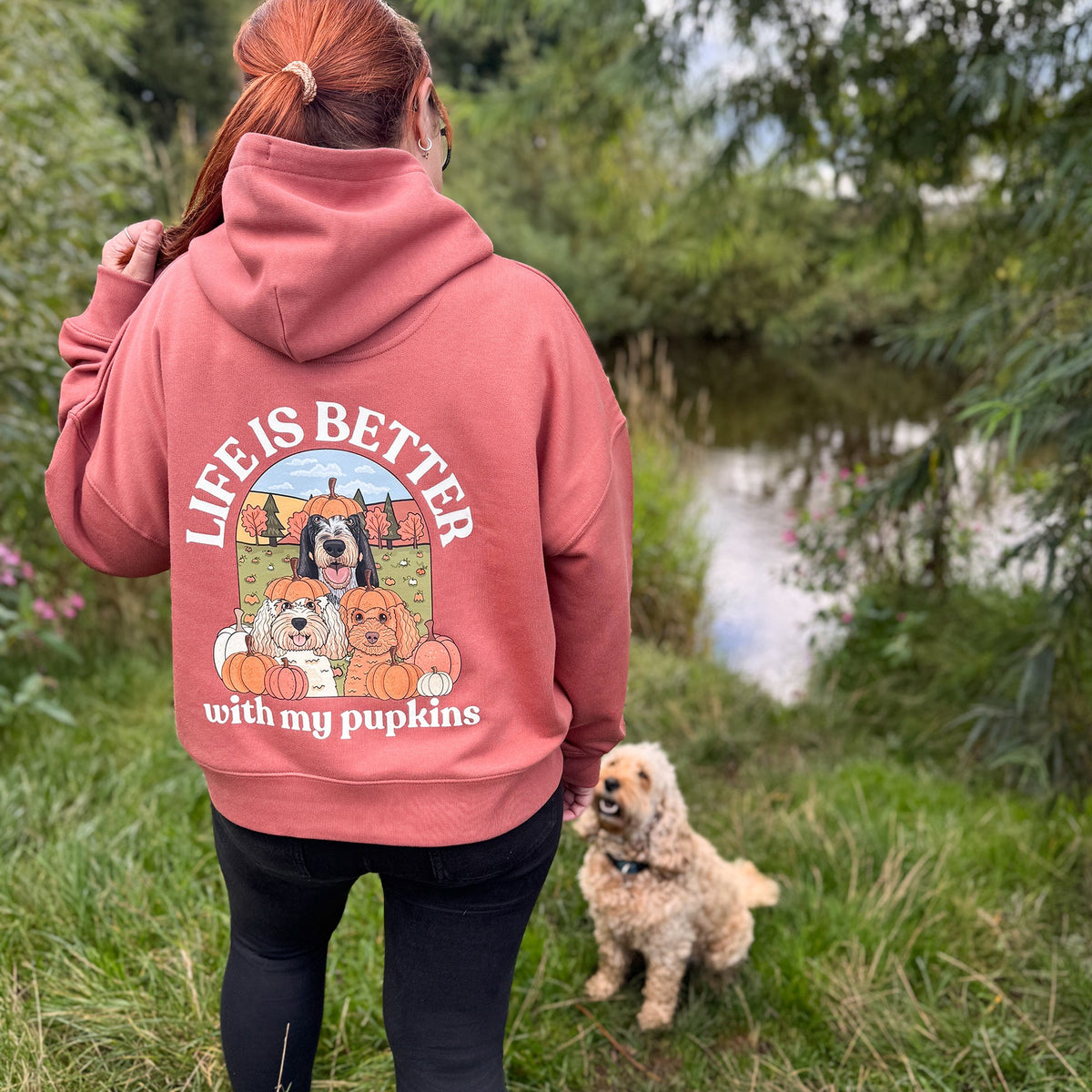 Personalised Pupkin Patch Boxy Hoody