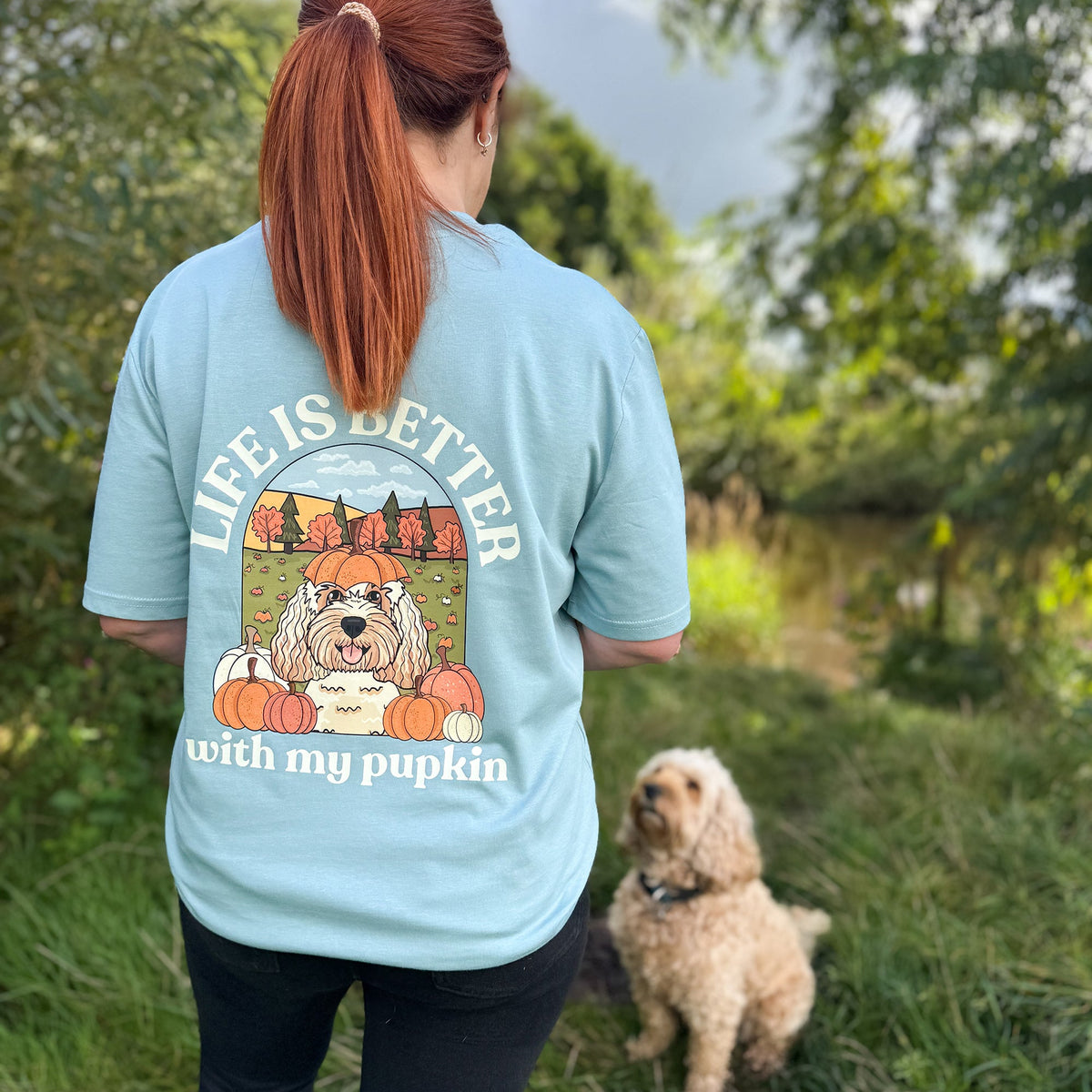 Personalised Pupkin Patch T-Shirt | Life is Better With My Pupkin
