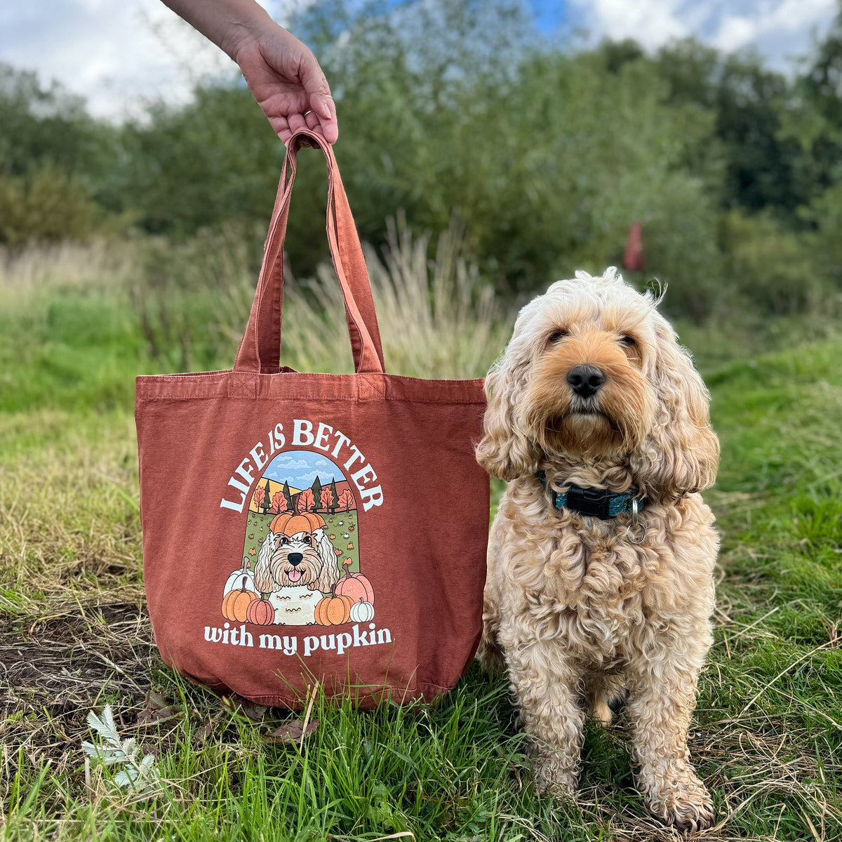 Personalised Pupkin Patch Tote Bag