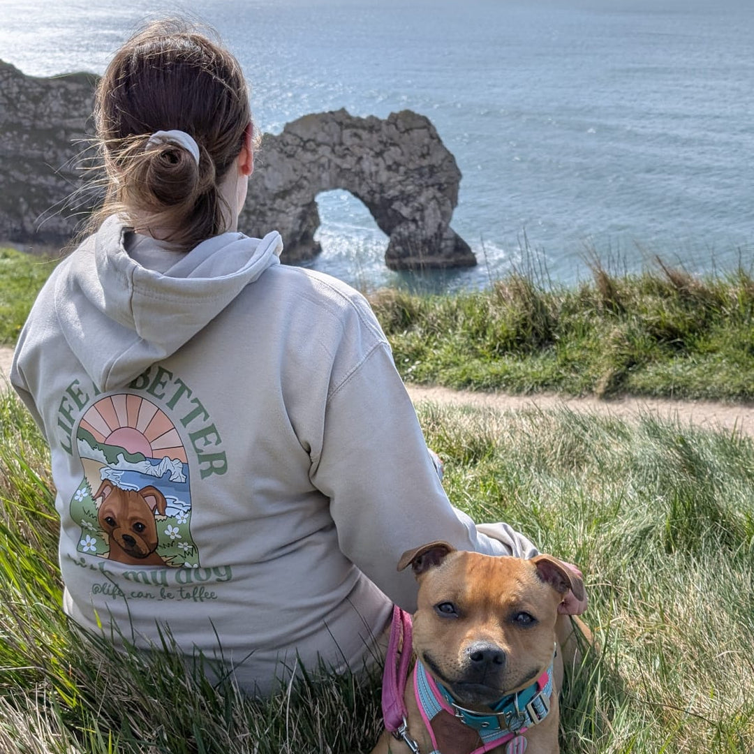 Beachy Life is Better With Your Dog Personalised Hoody