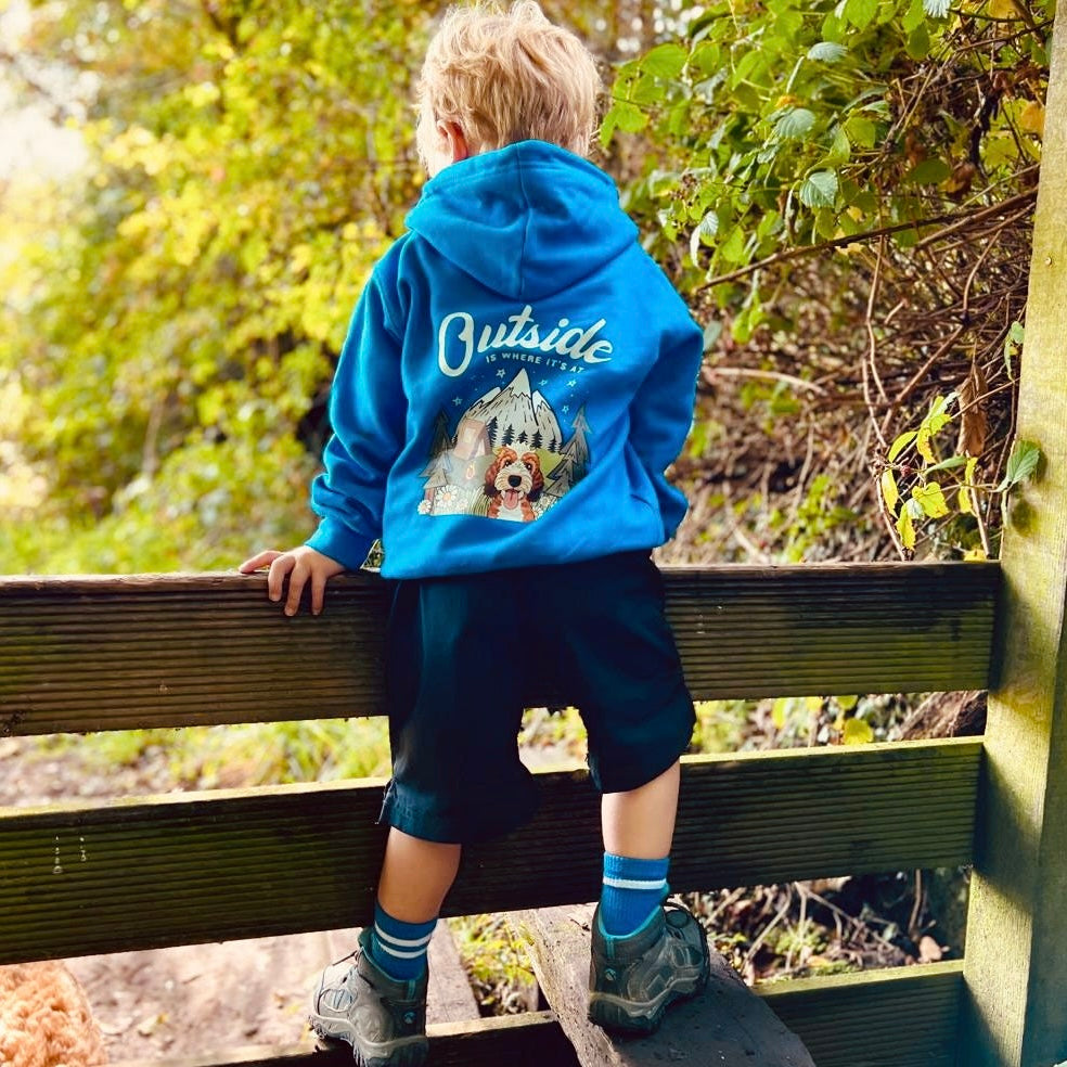 Outside is Where it's at Kids Hoody