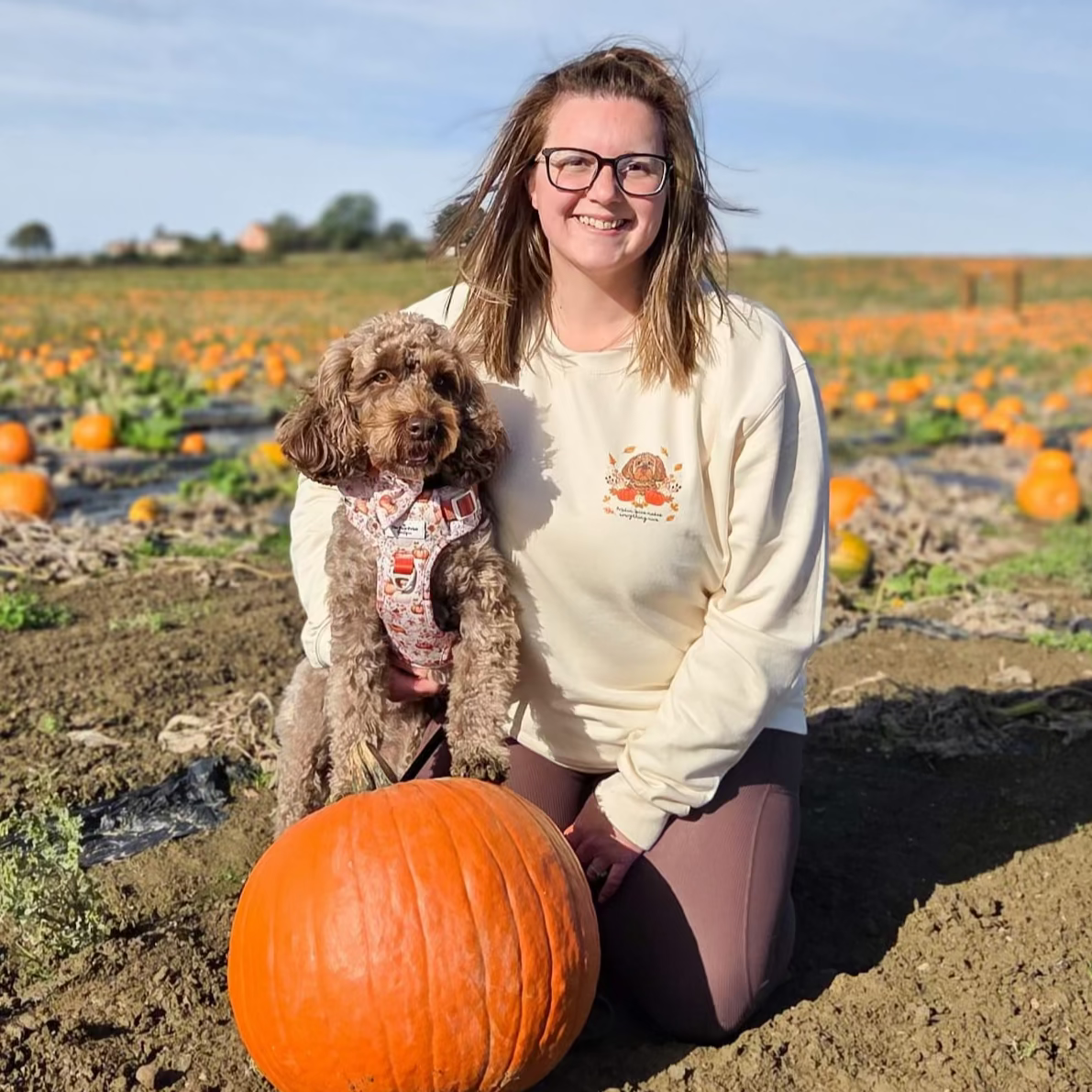 Personalised Pupkin Patch Sweatshirt
