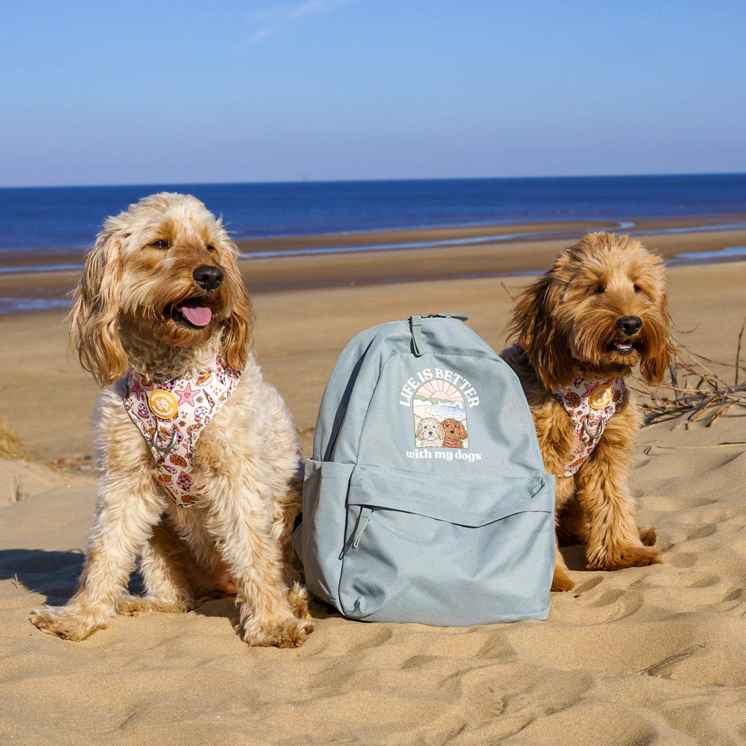 Life is Better With Your Dog Personalised Backpack