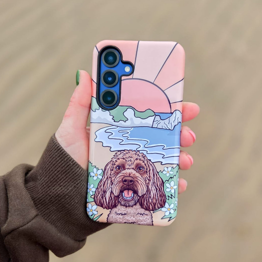 Personalised Life is Better Beachy Mobile Phone Case