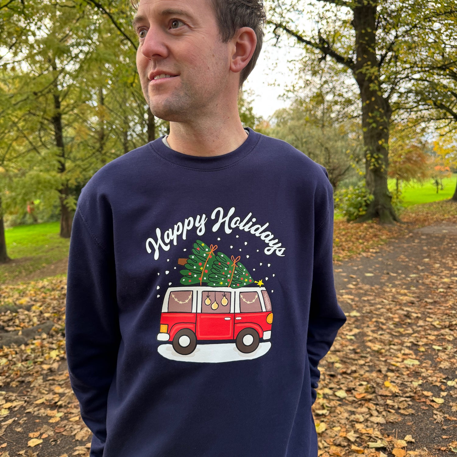 Happy Holidays Christmas Jumper