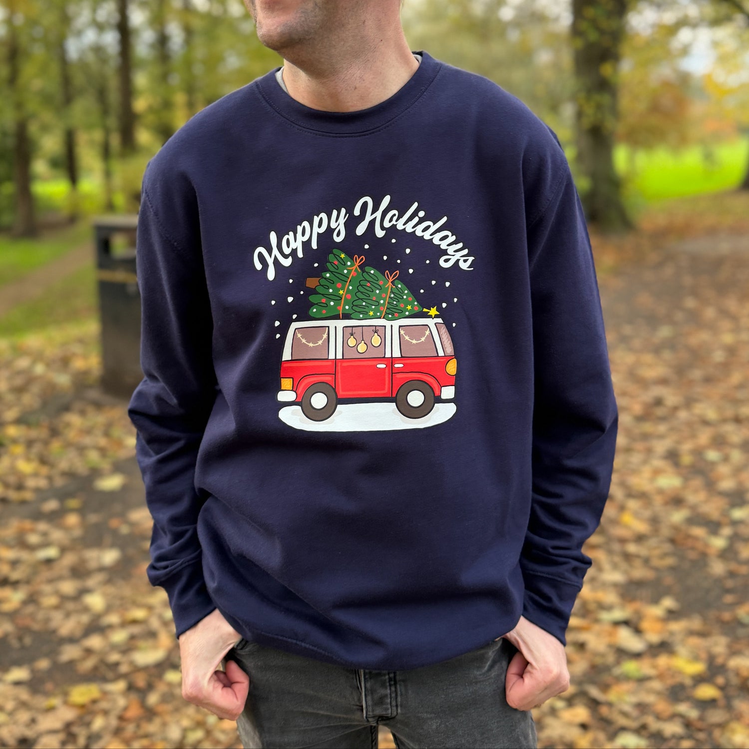 Happy Holidays Christmas Jumper