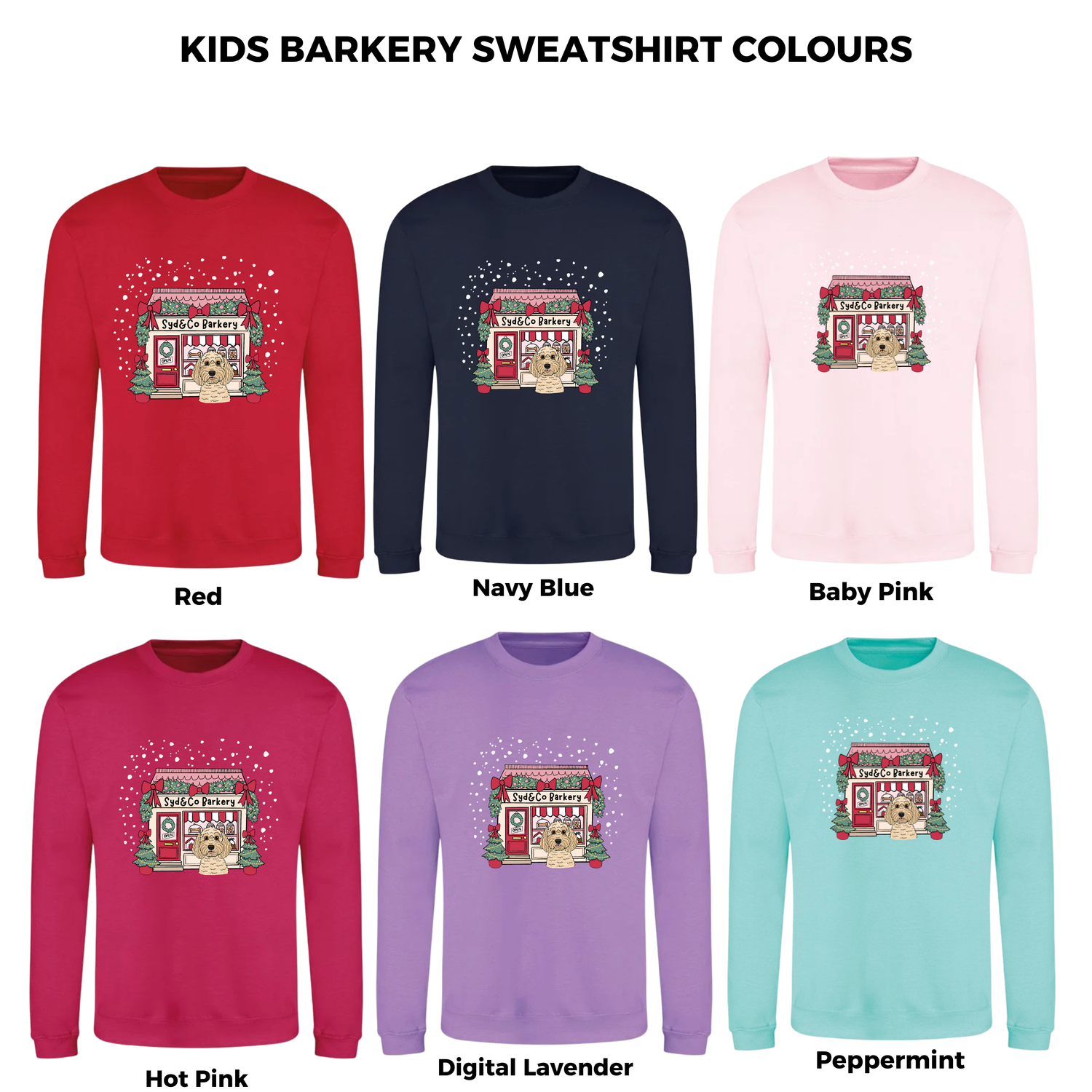 The Barkery Kids Christmas Sweatshirt