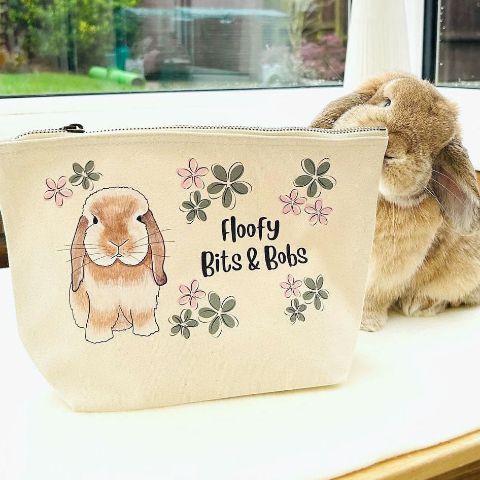 Oopsie Daisy Personalised Rabbit Multifunctional Canvas bag