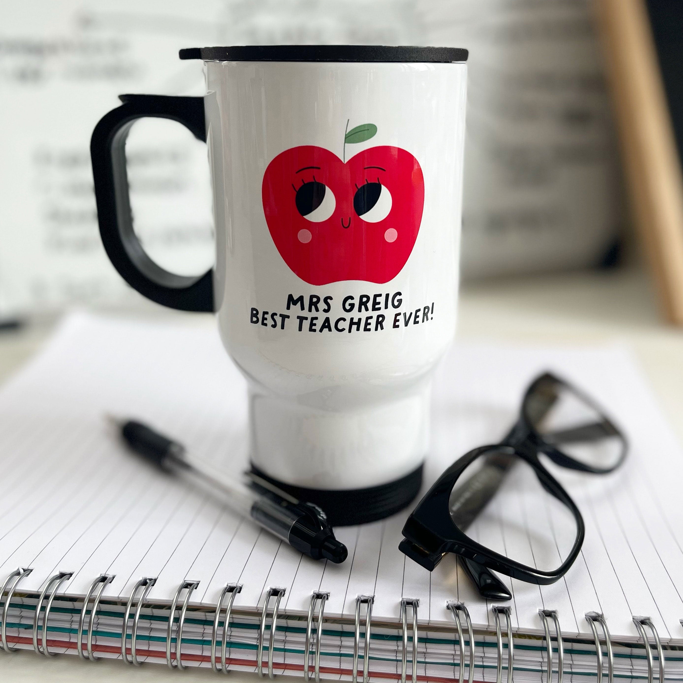 Personalised Best Teacher Travel Mug