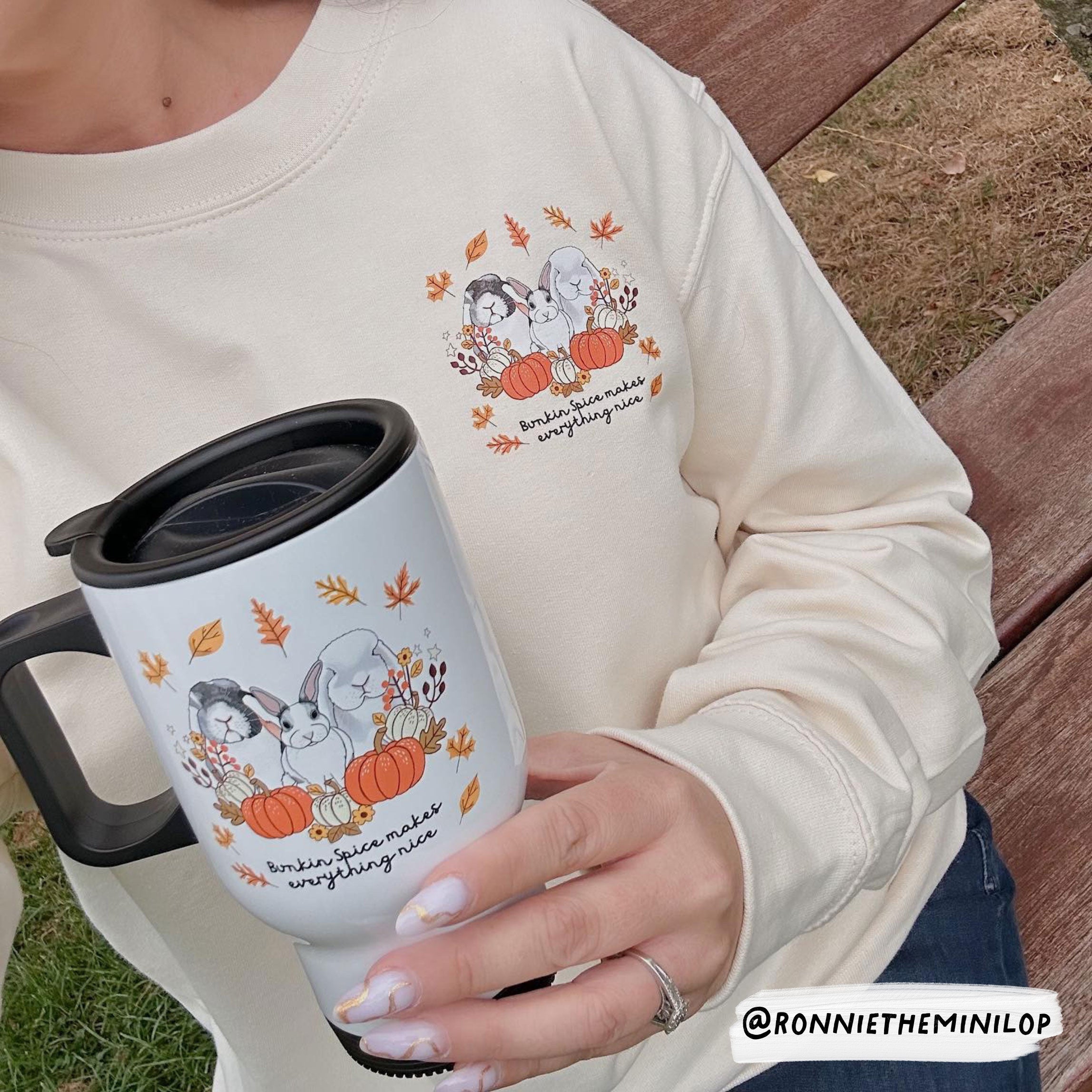 Personalised Bunkin Patch Sweatshirt