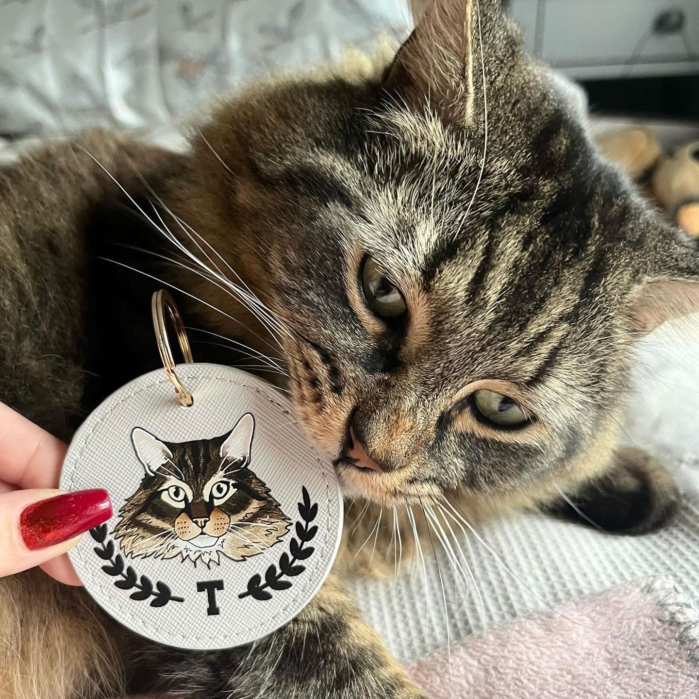 Personalised Key Ring with your Cat on