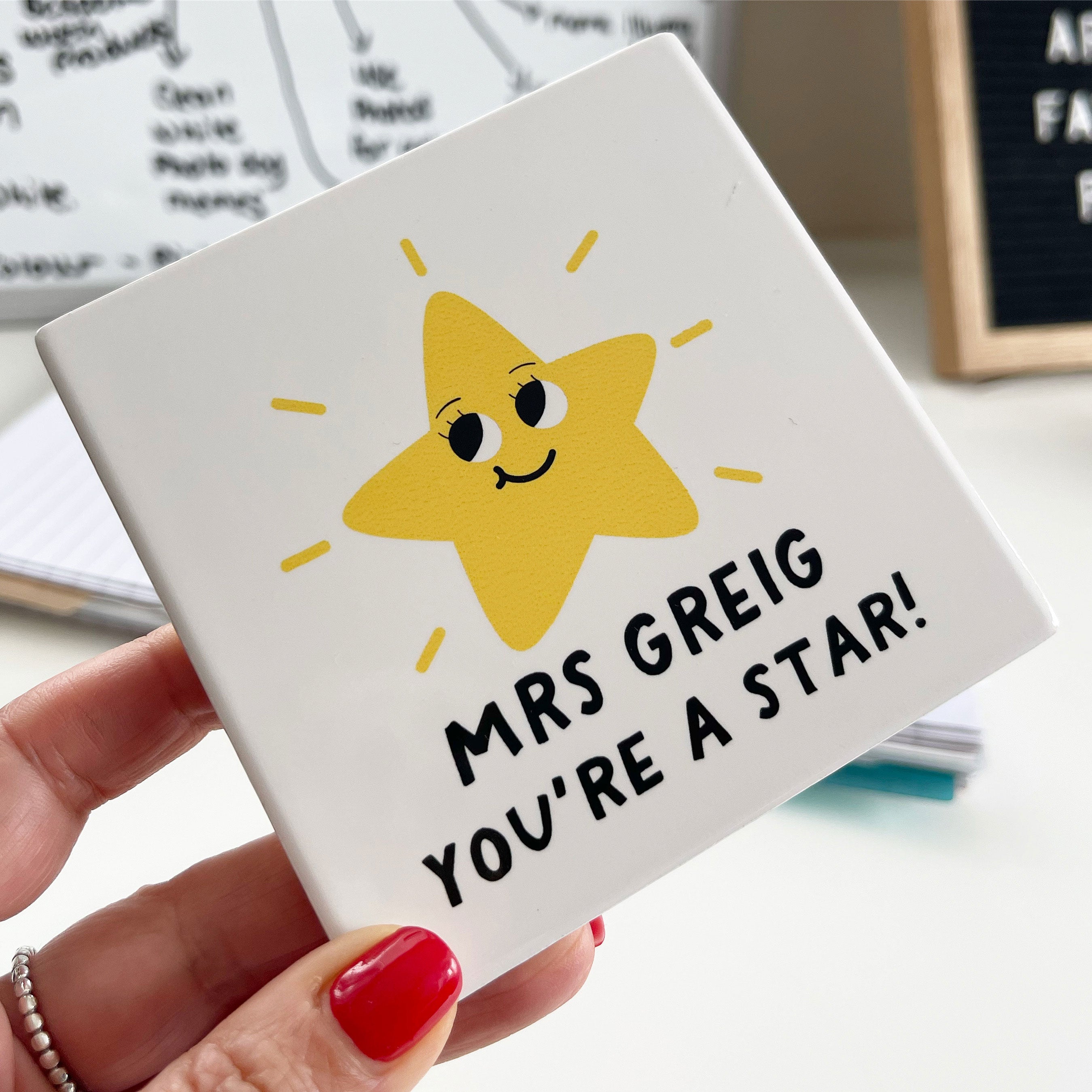 Personalised You're A Star Teacher Mug