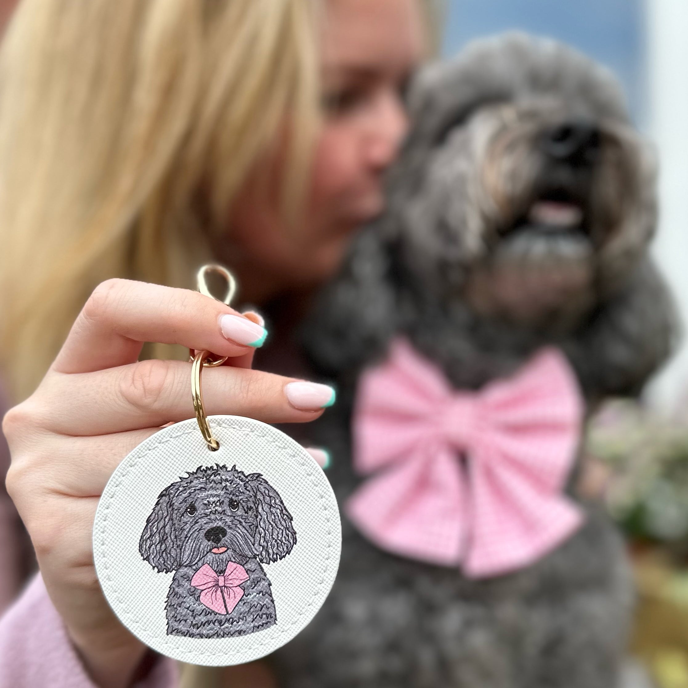 Personalised Keyring with your Dog on