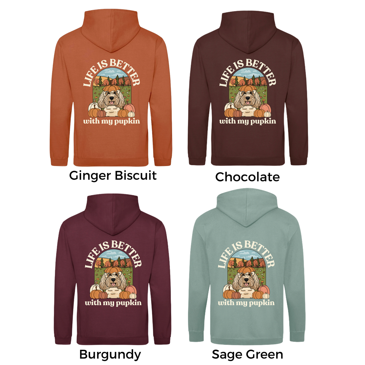 Personalised Pupkin Patch Hoody | Life is Better With My Pupkin