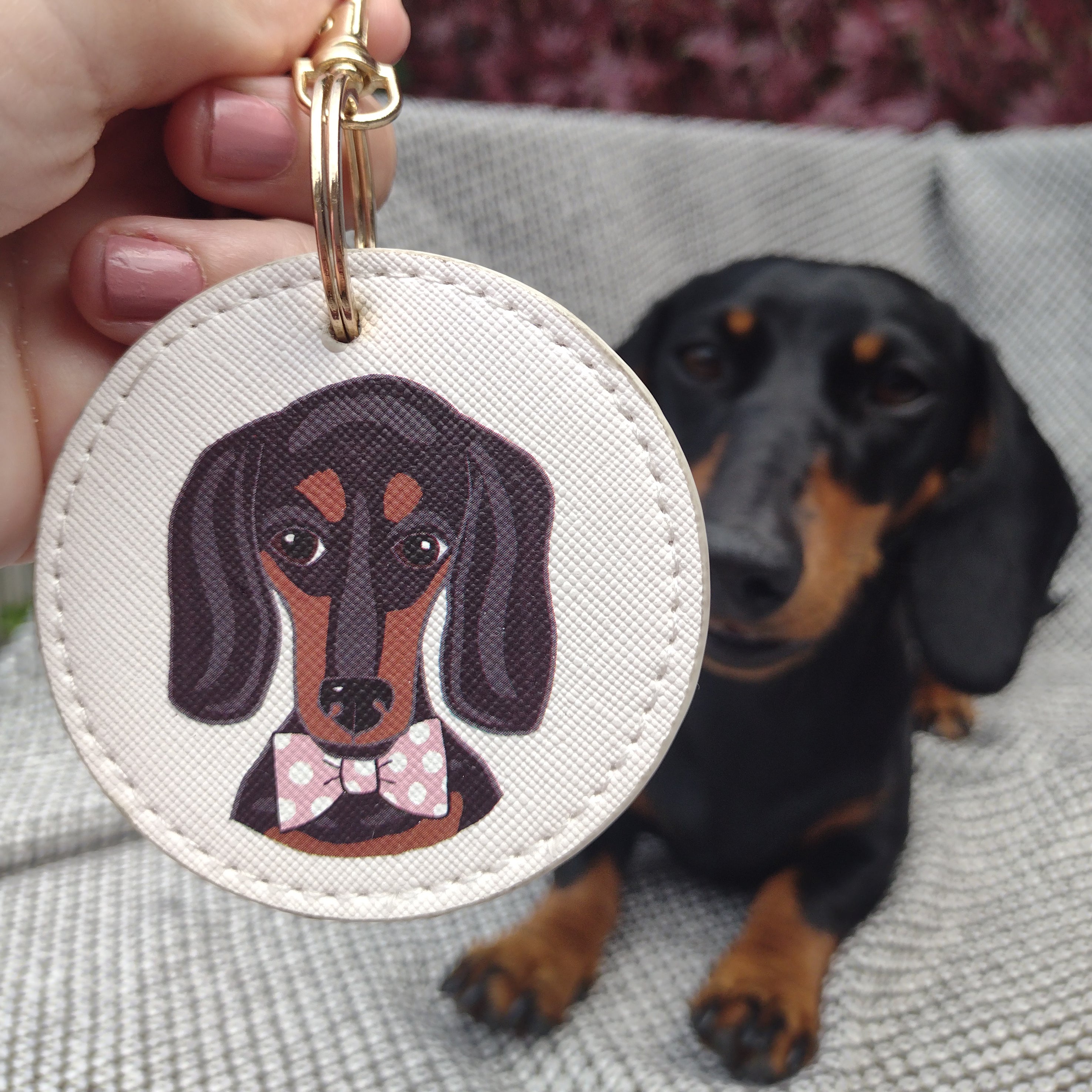 Personalised Key Ring with your Dog on