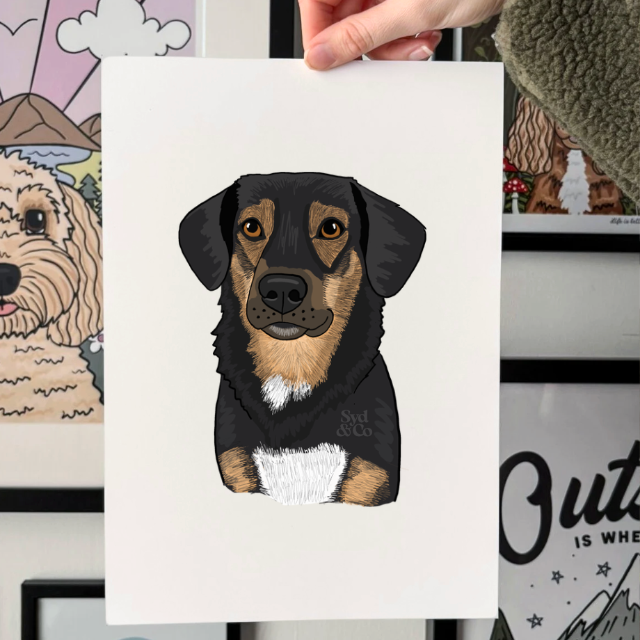 Detailed Bespoke Drawing and A4 Print