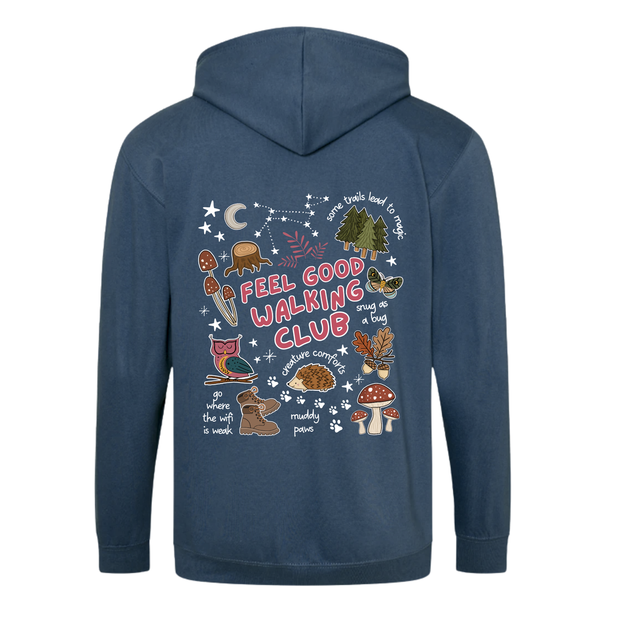 Feel Good Walking Club Zip-up Hoody