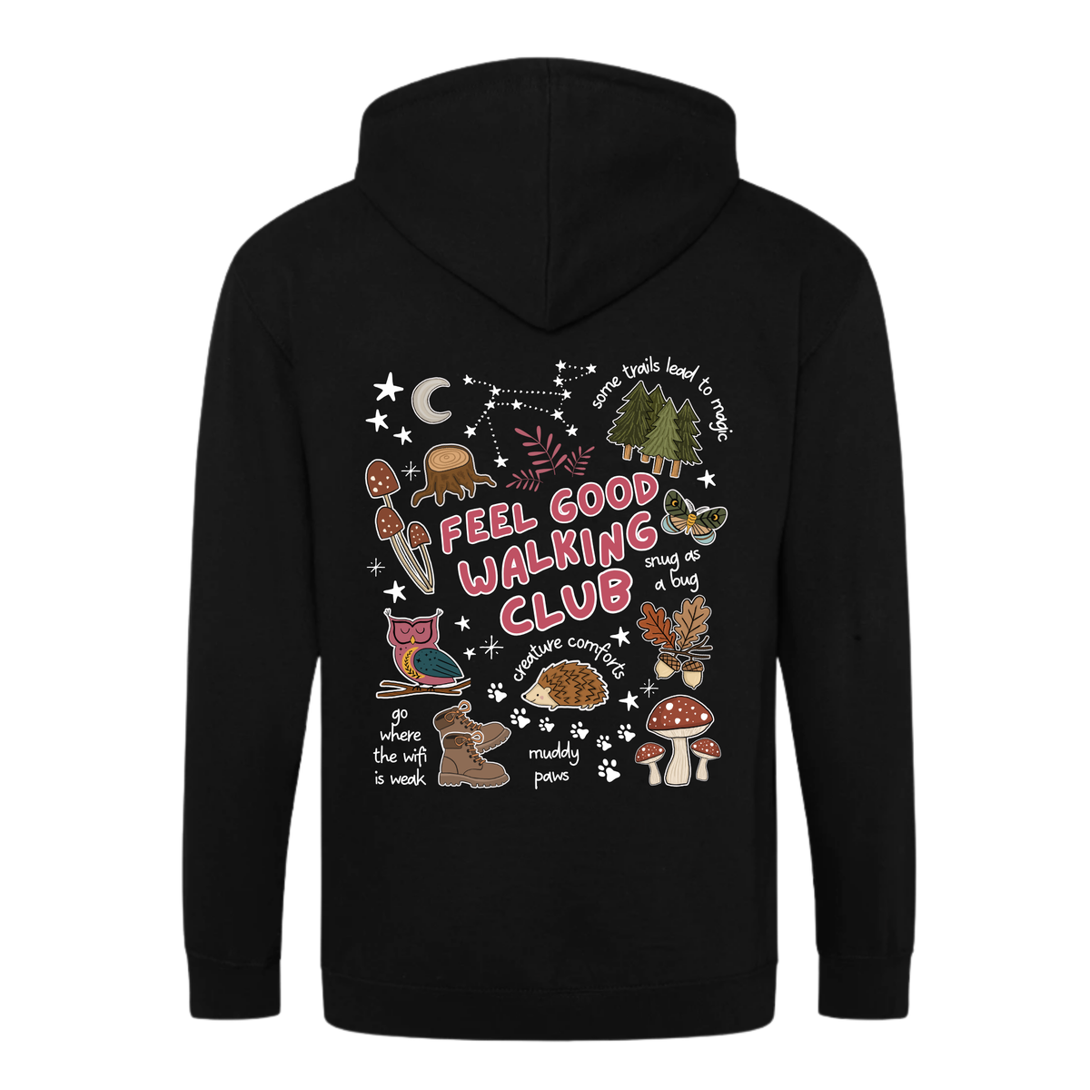 Feel Good Walking Club Zip-up Hoody