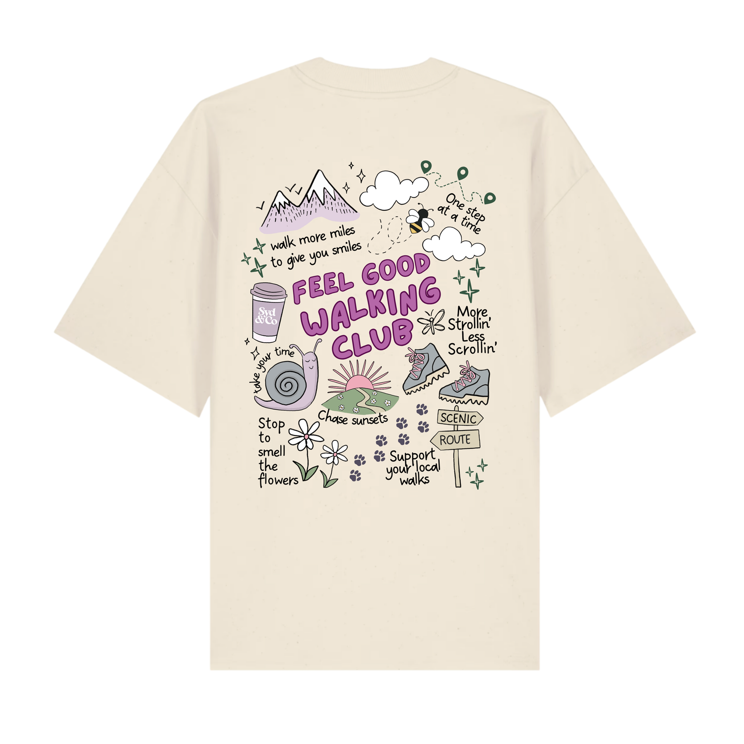 Kids Feel Good Walking Club T-Shirt