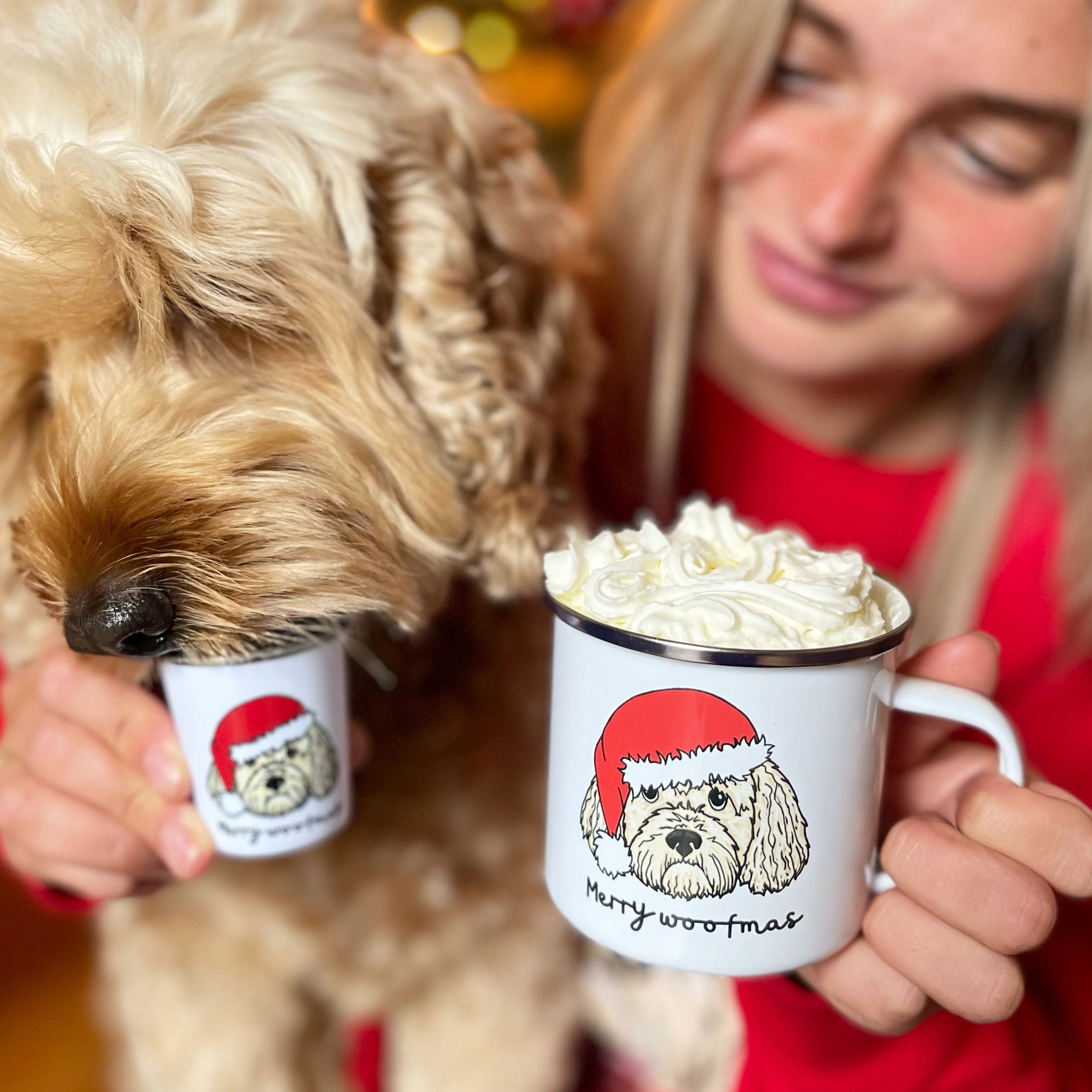 Merry Woofmas Pup Cup Set