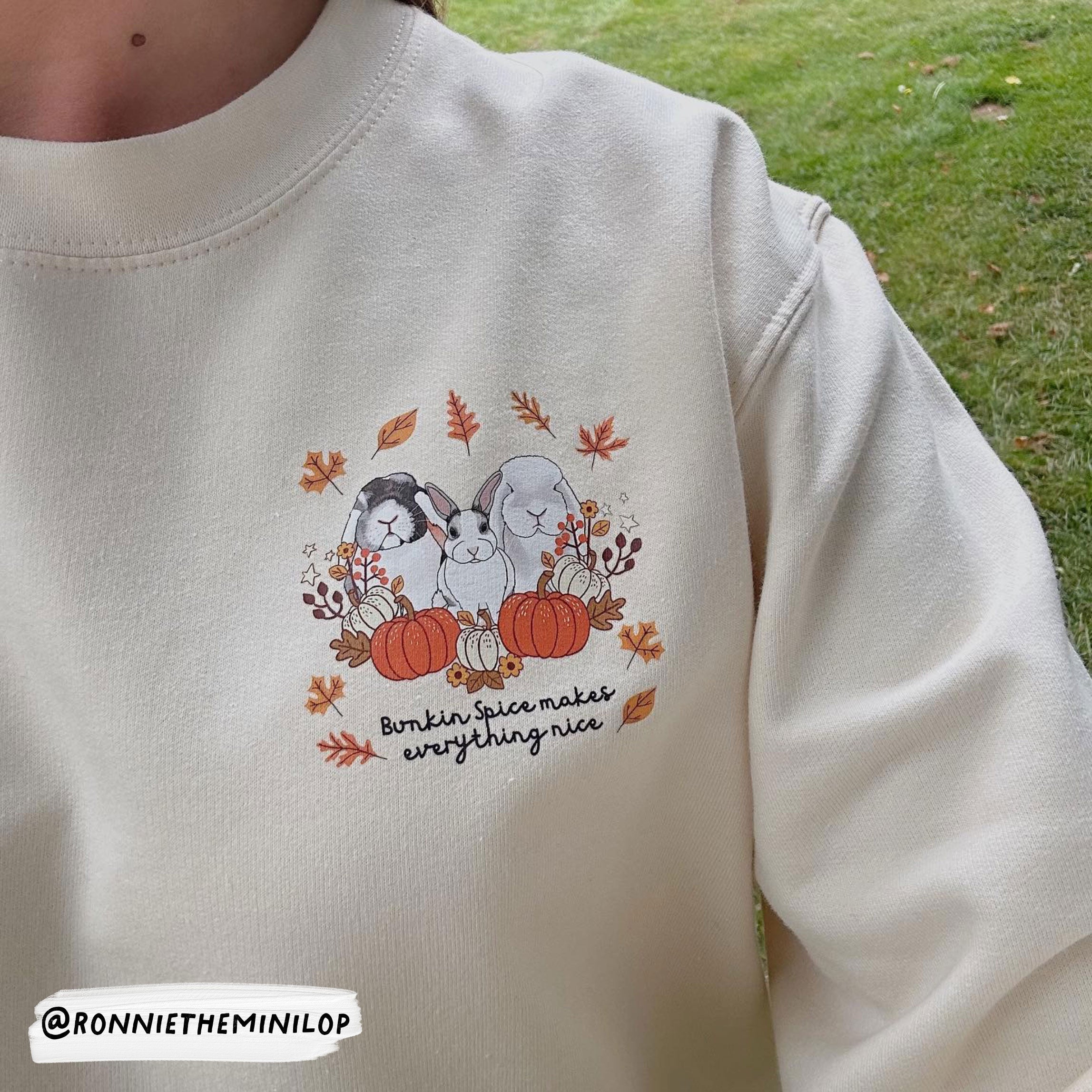 Personalised Bunkin Patch Sweatshirt