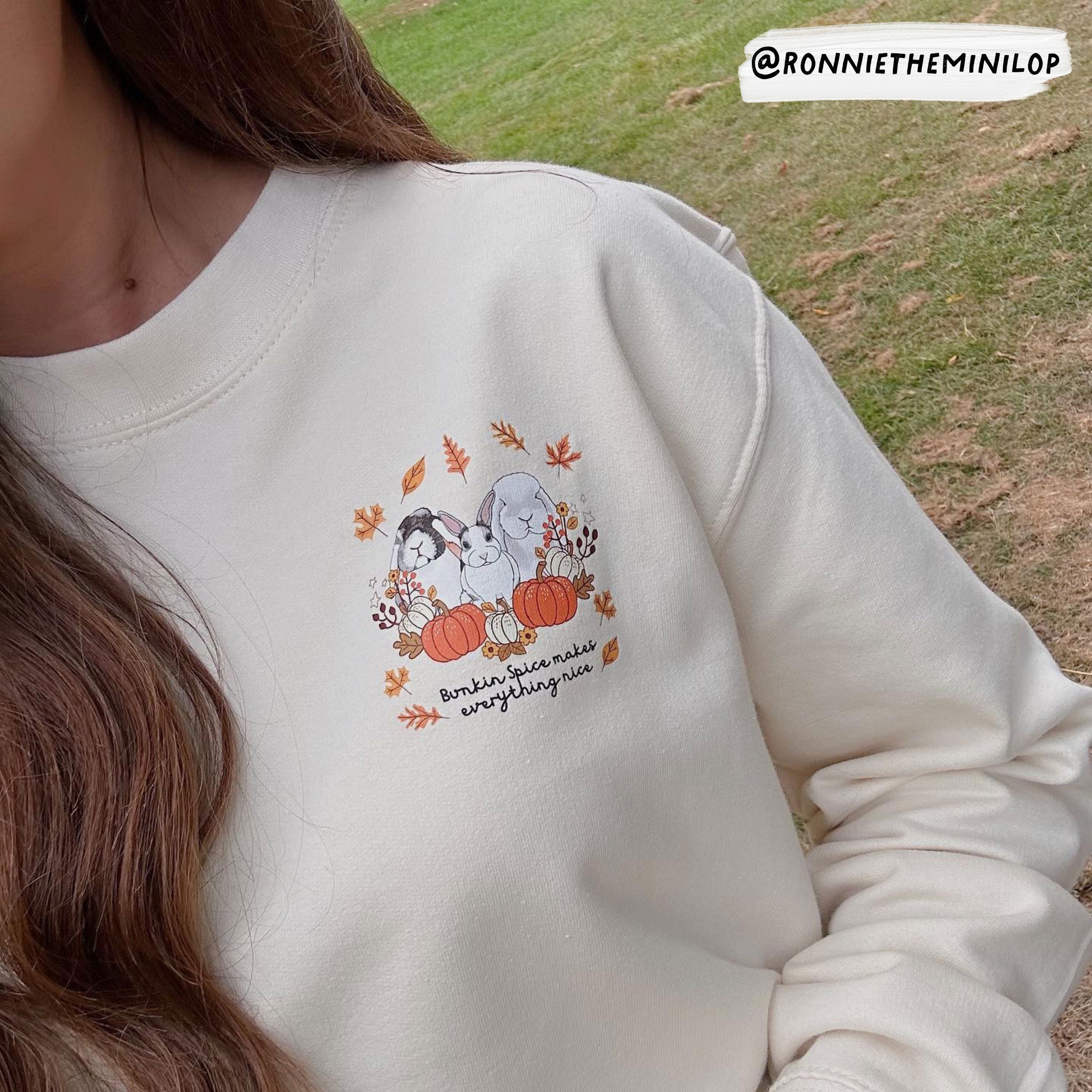 Personalised Bunkin Patch Sweatshirt