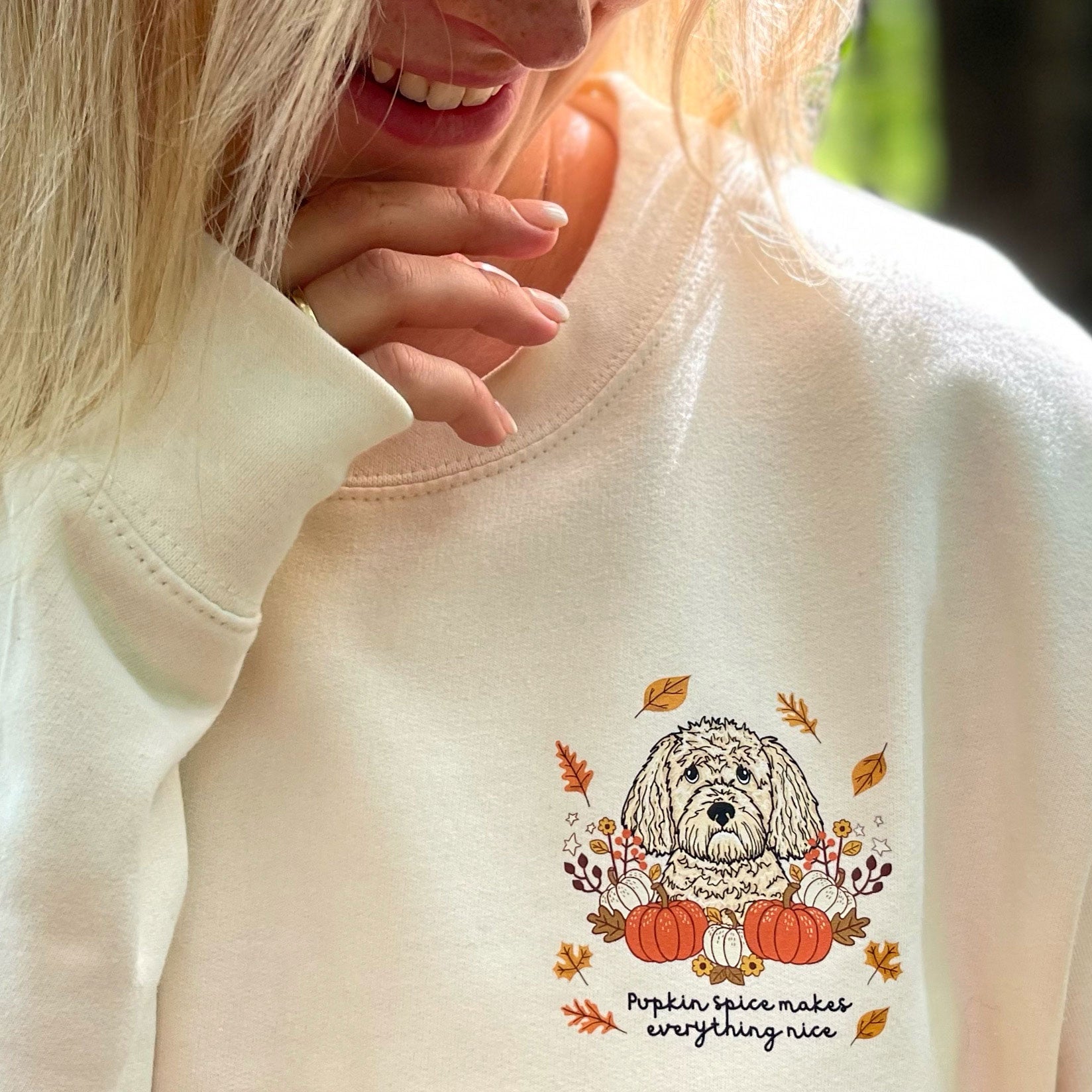 Personalised Pupkin Patch Sweatshirt