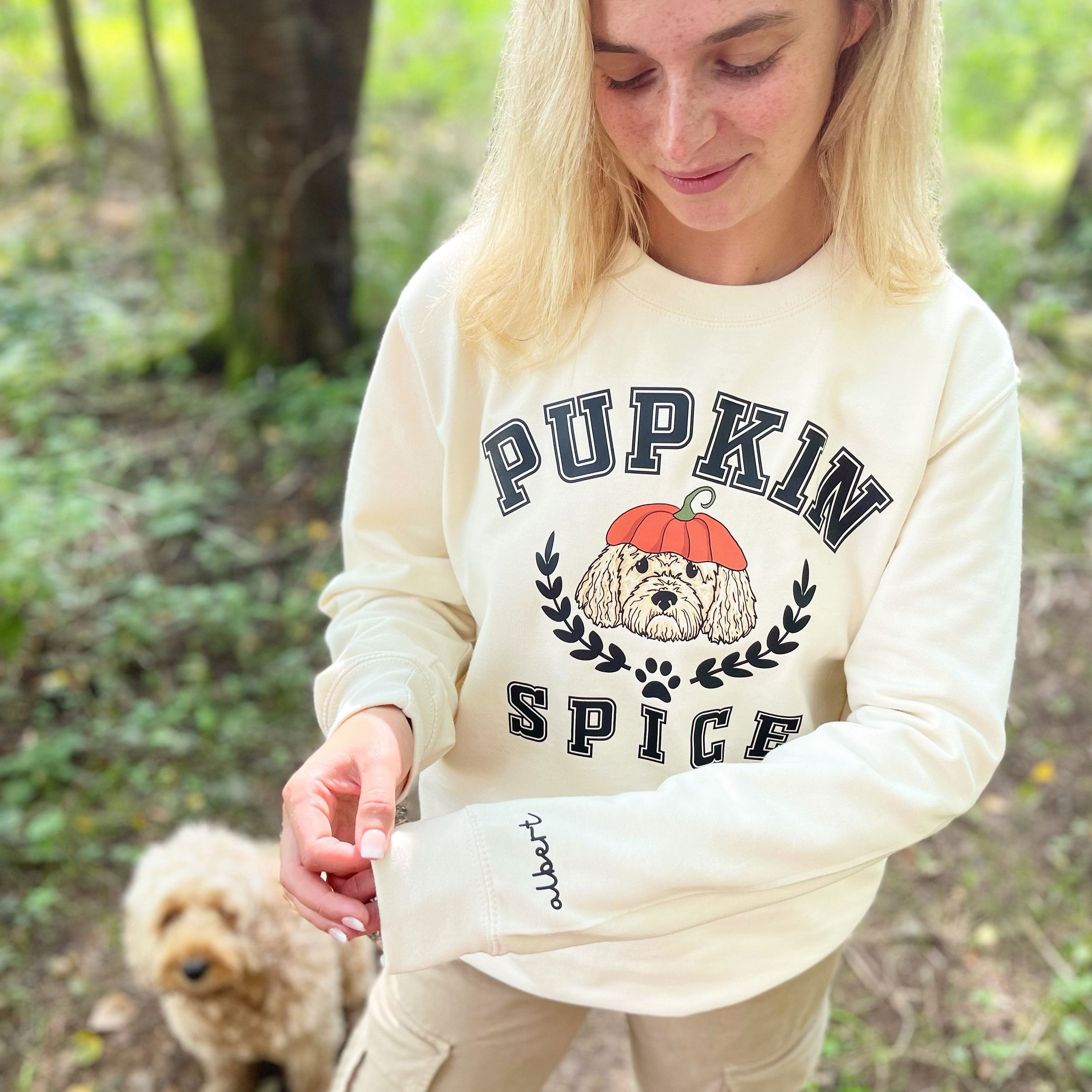 Personalised Pupkin Spice Sweatshirt