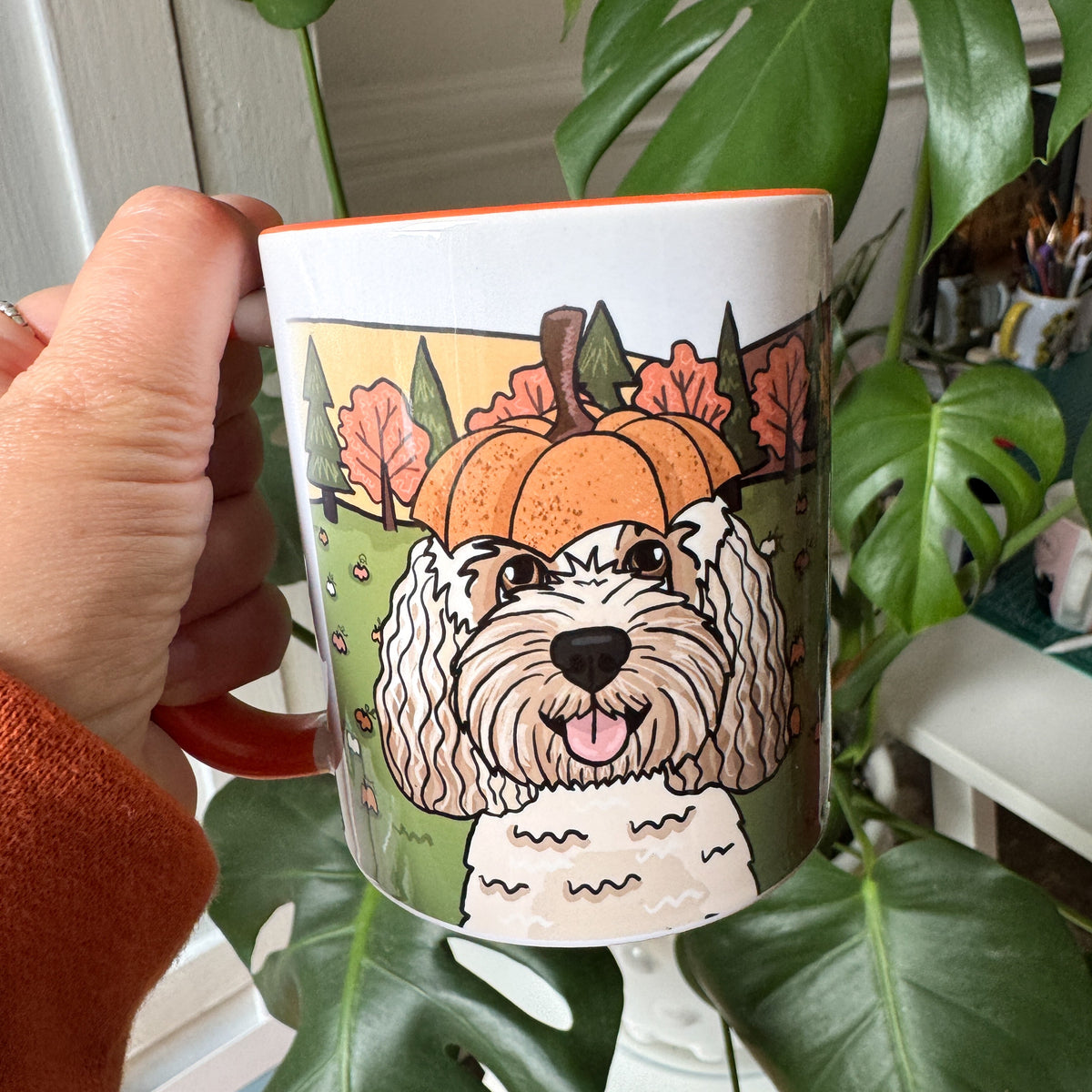 Personalised Pupkin Patch Ceramic Mug