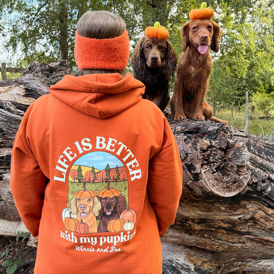 Personalised Pupkin Patch Hoody | Life is Better With My Pupkin