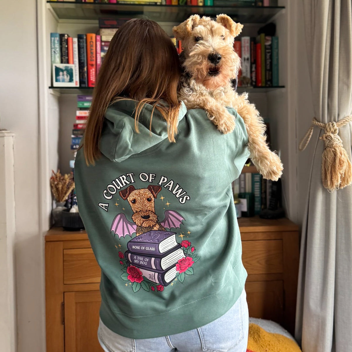 Personalised Court of Paws Boxy Hoody