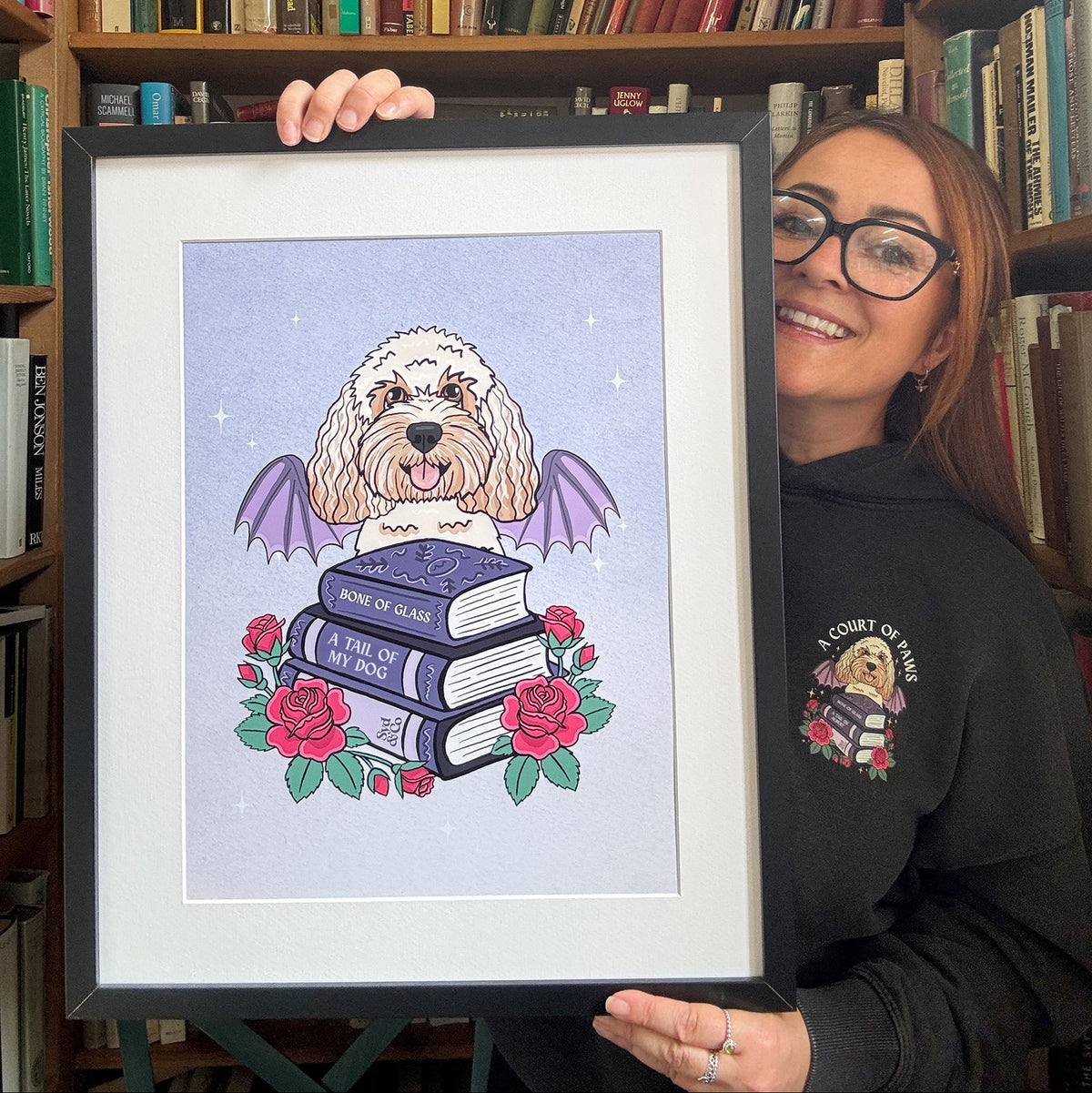 Personalised Court of Paws Art Print