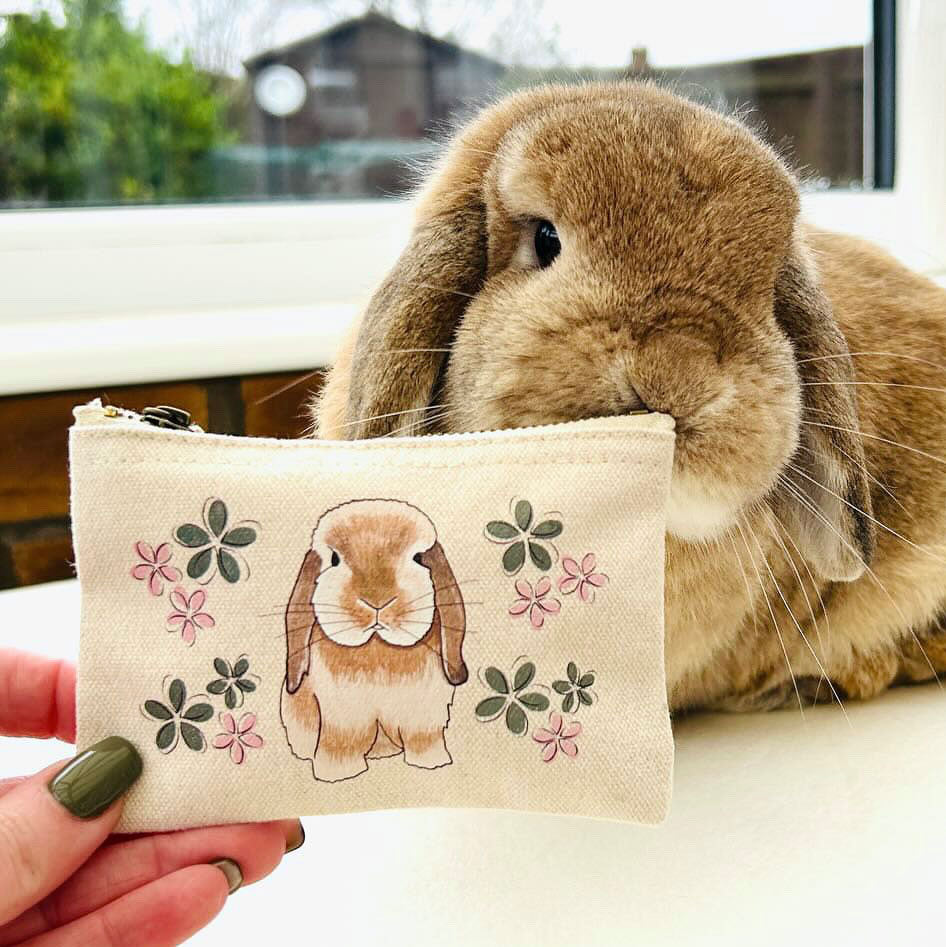 Oopsie Daisy Personalised Bunny Treat Pouch or Purse