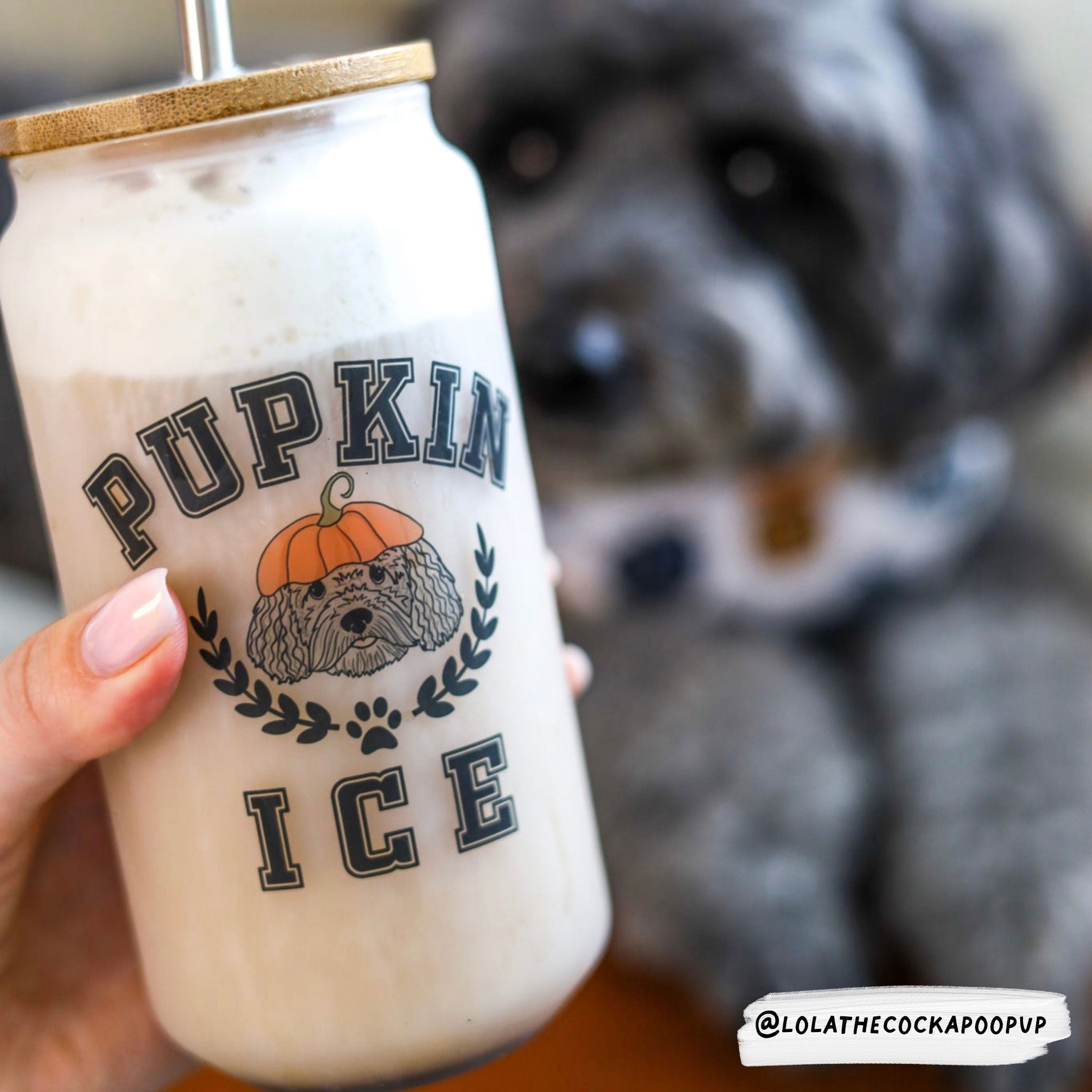 Personalised Pupkin Spice Ice Cup