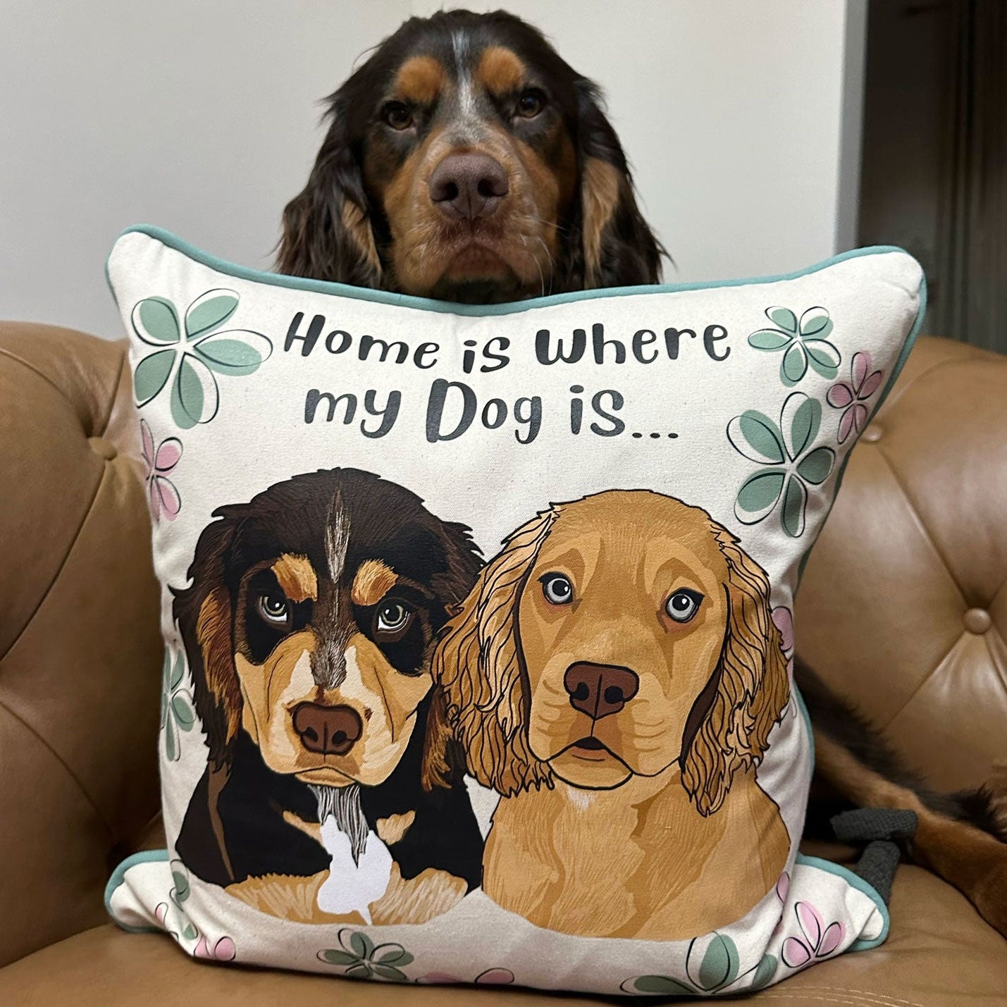 Oopsie Daisy Personalised Dog Cushion Cover