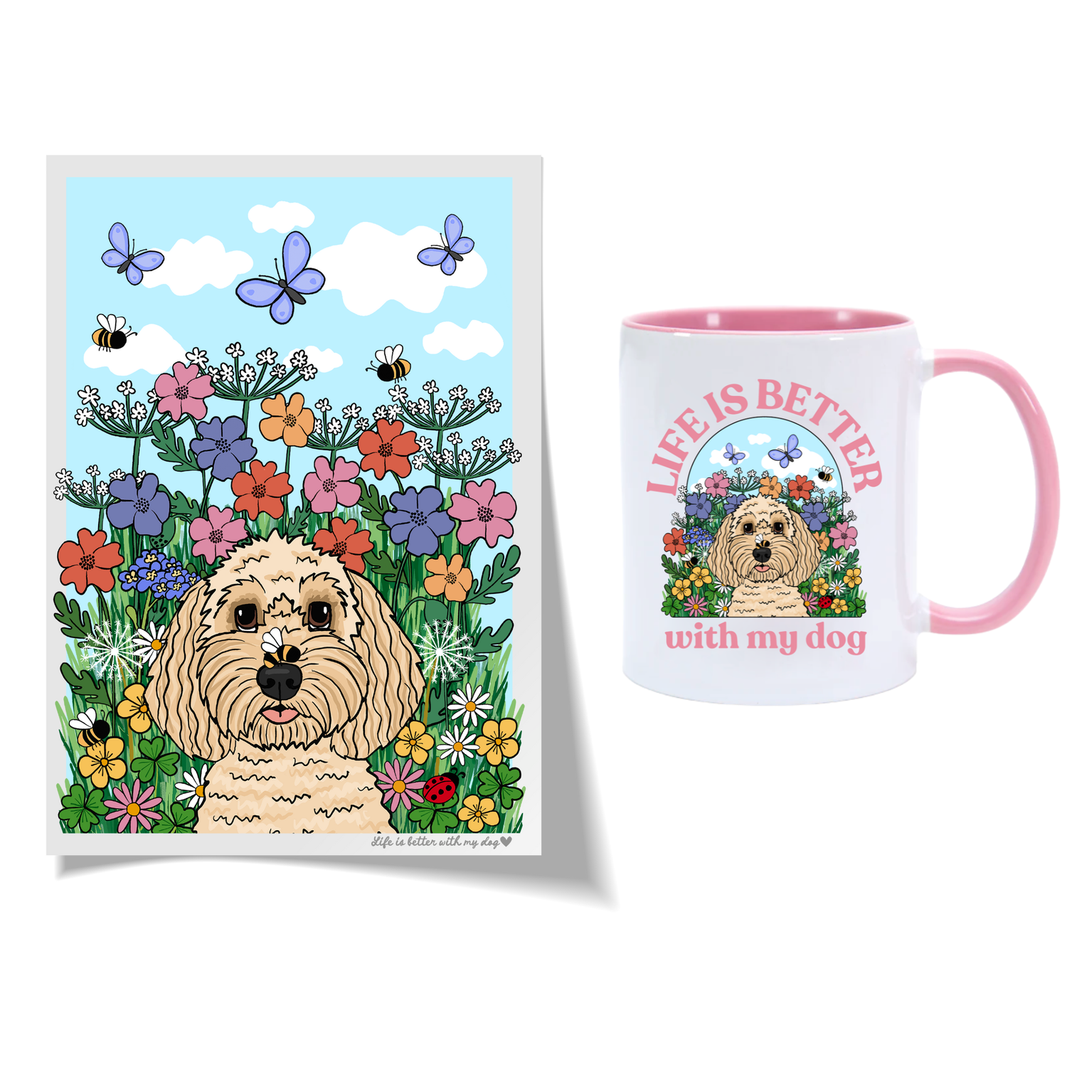 Life is Better Print and Mug Bundle