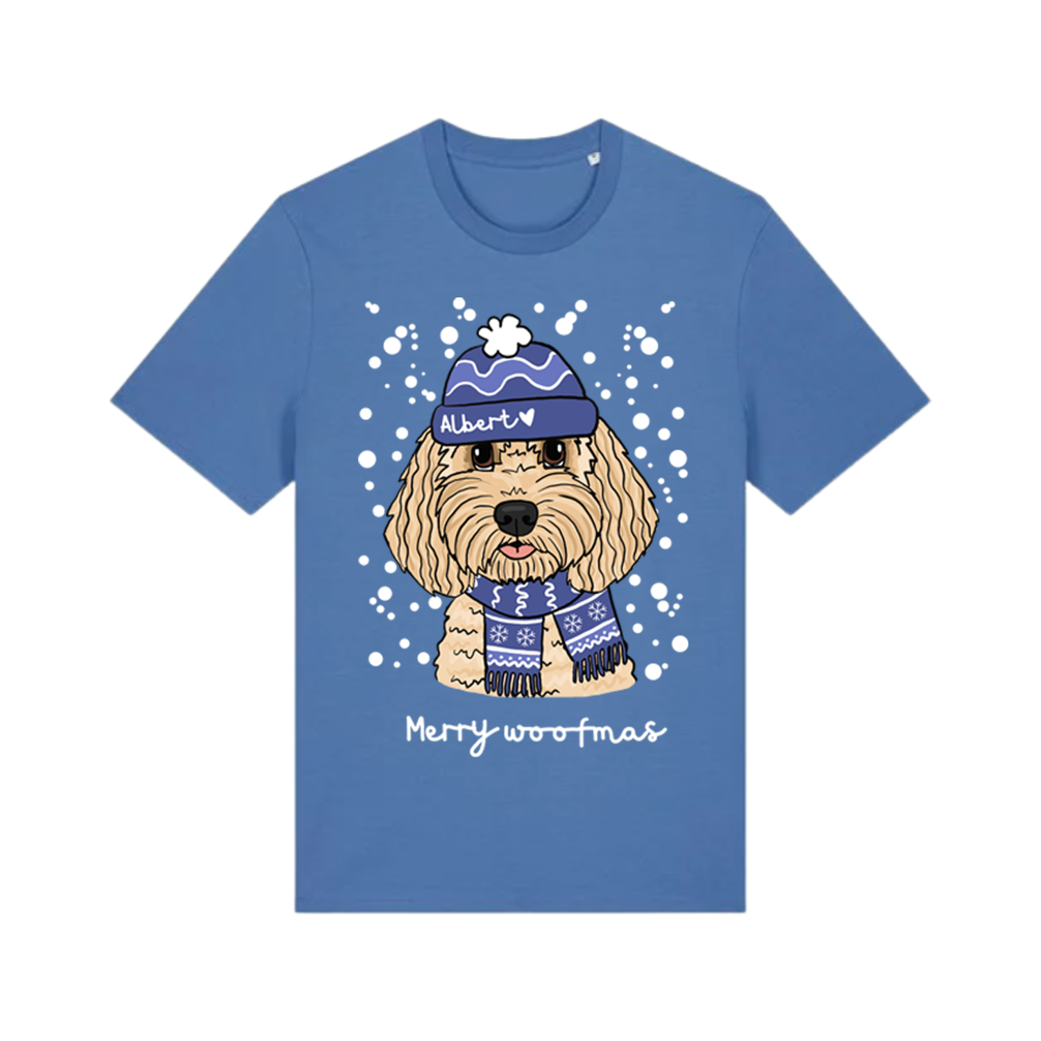 Kids Merry Woofmas Christmas T shirt