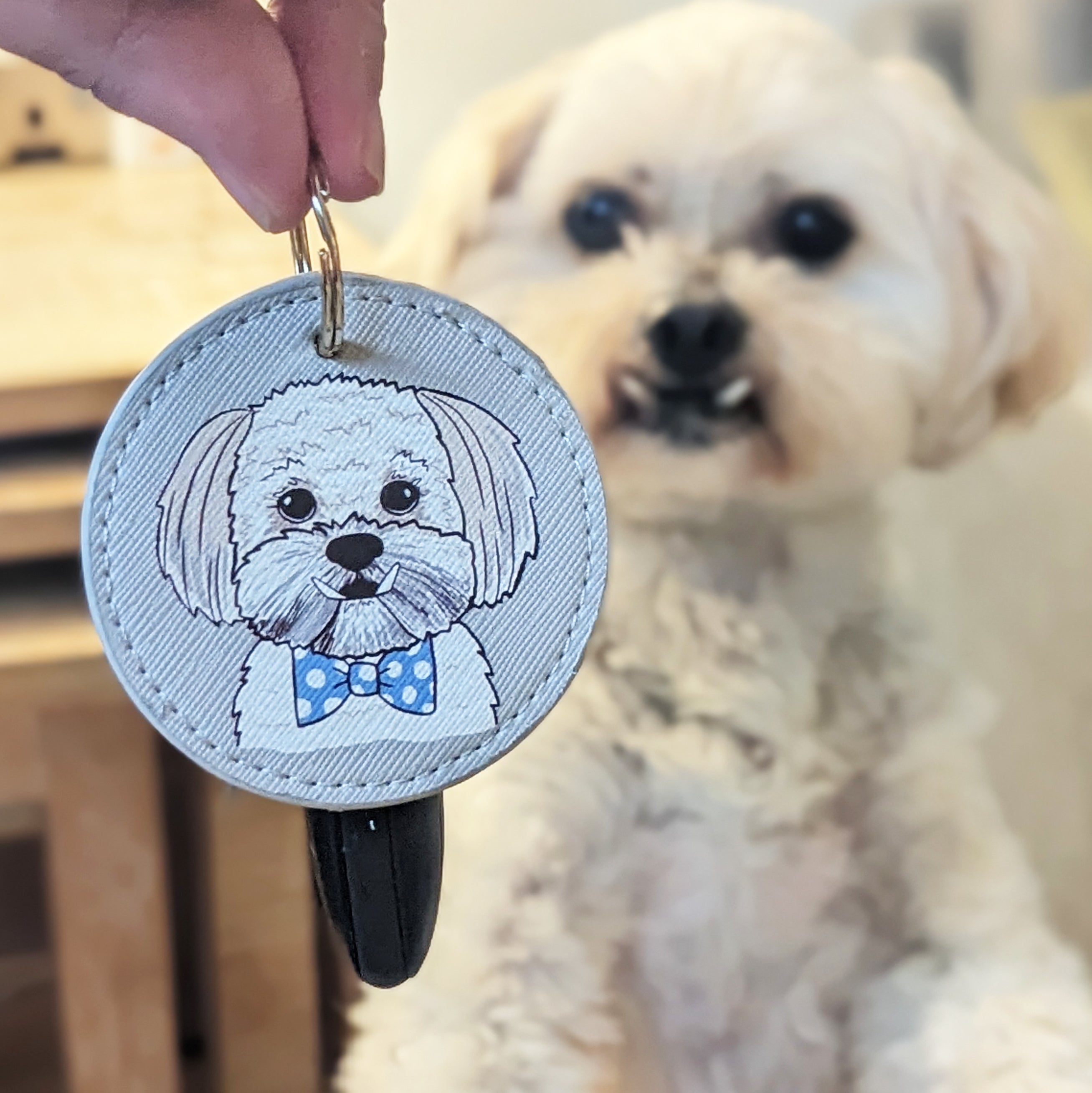 Personalised Key Ring with your Dog on