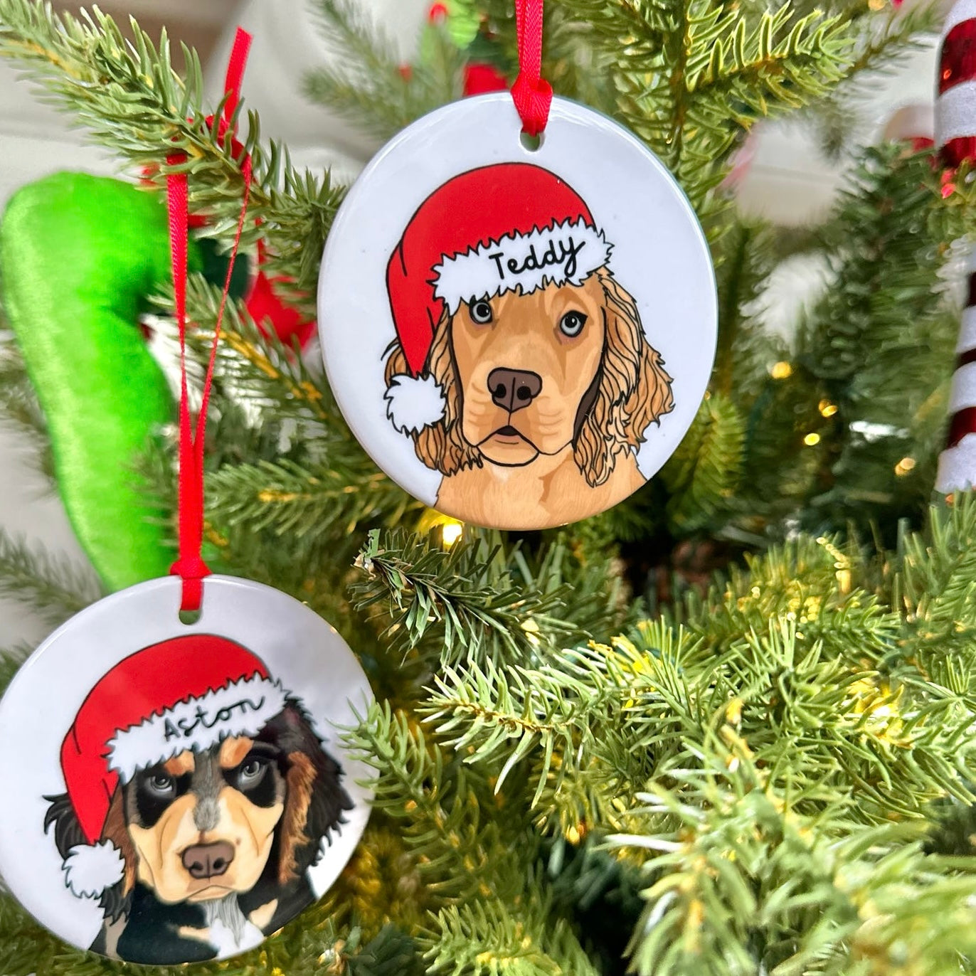 Merry Woofmas Ceramic Tree Decoration