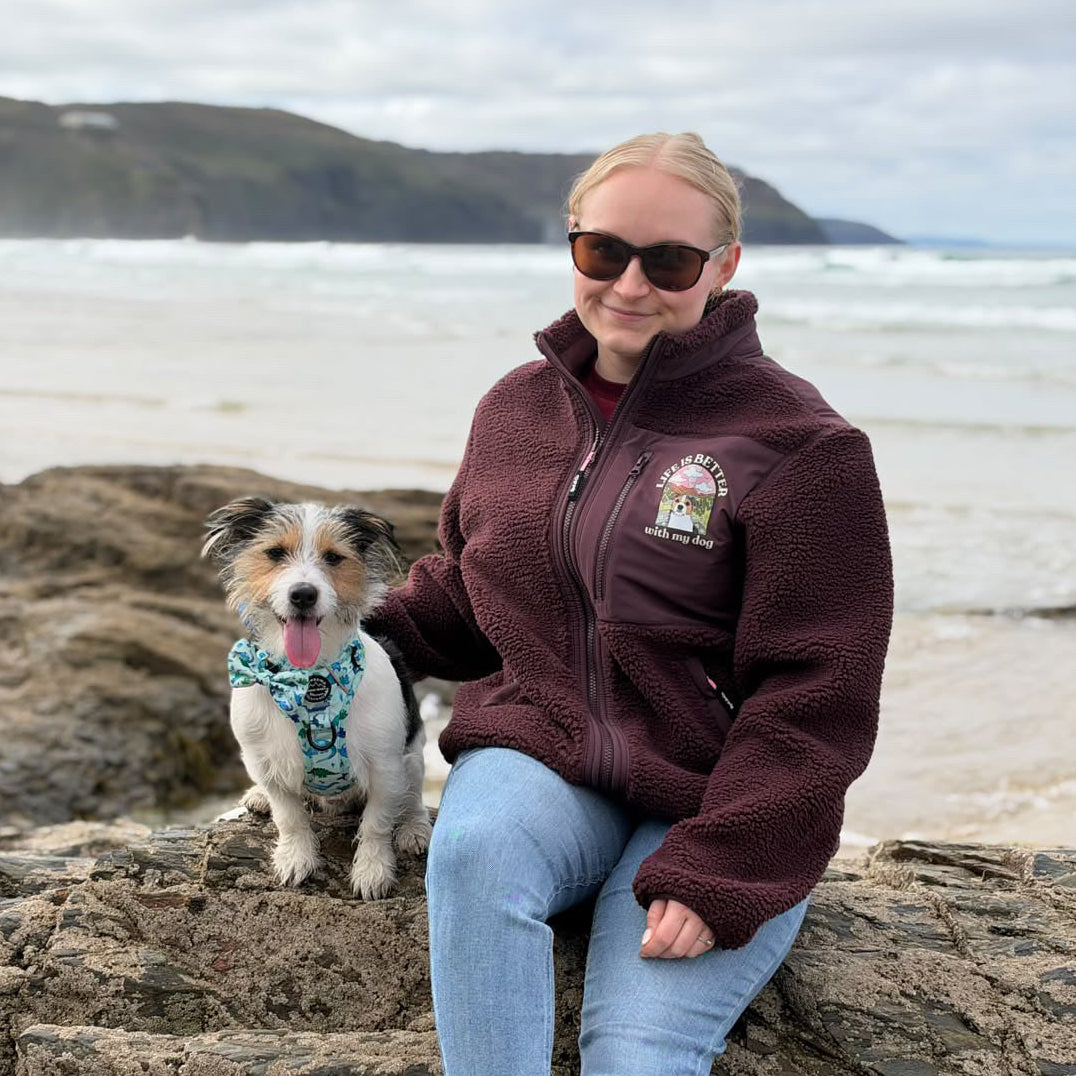 Mulled Wine Personalised Sherpa Jacket