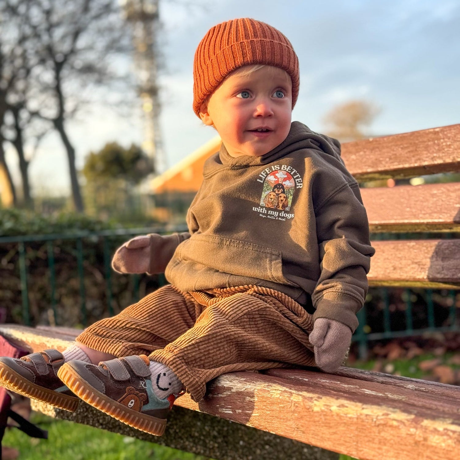 Personalised Kids Life is Better with your dog Hoody