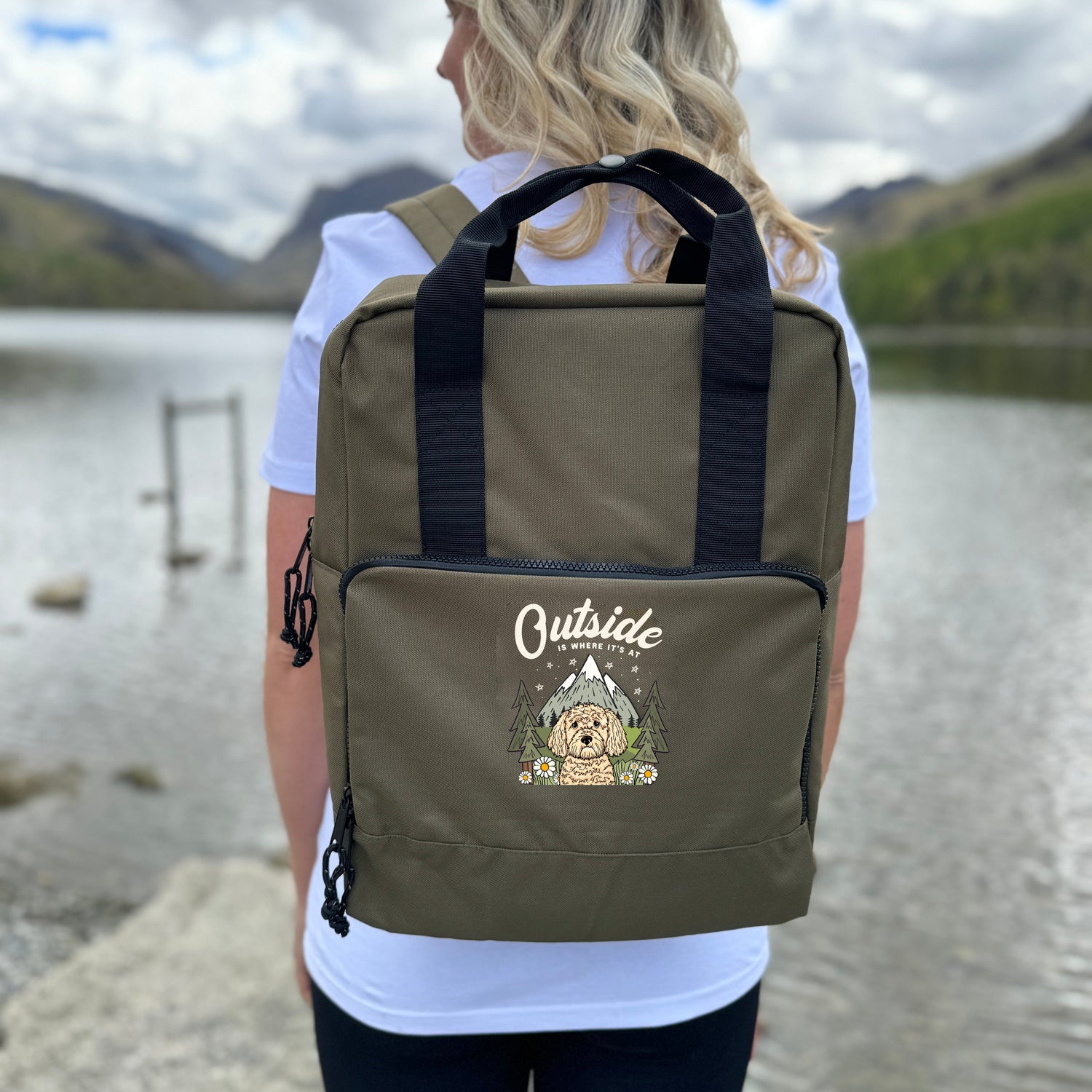 Outside is Where it's At Cooler Backpack