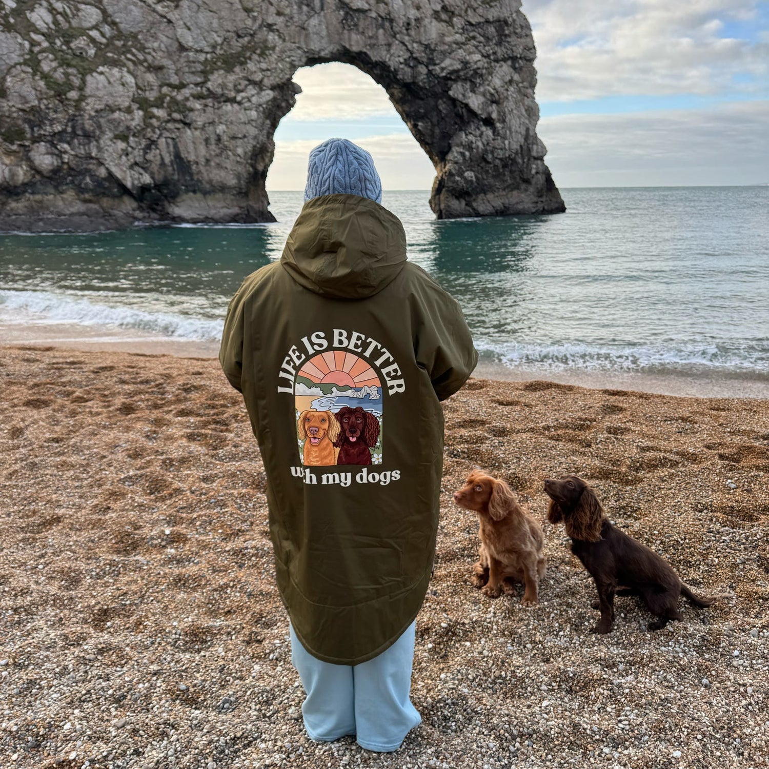 Beachy Life is Better Changing Robe