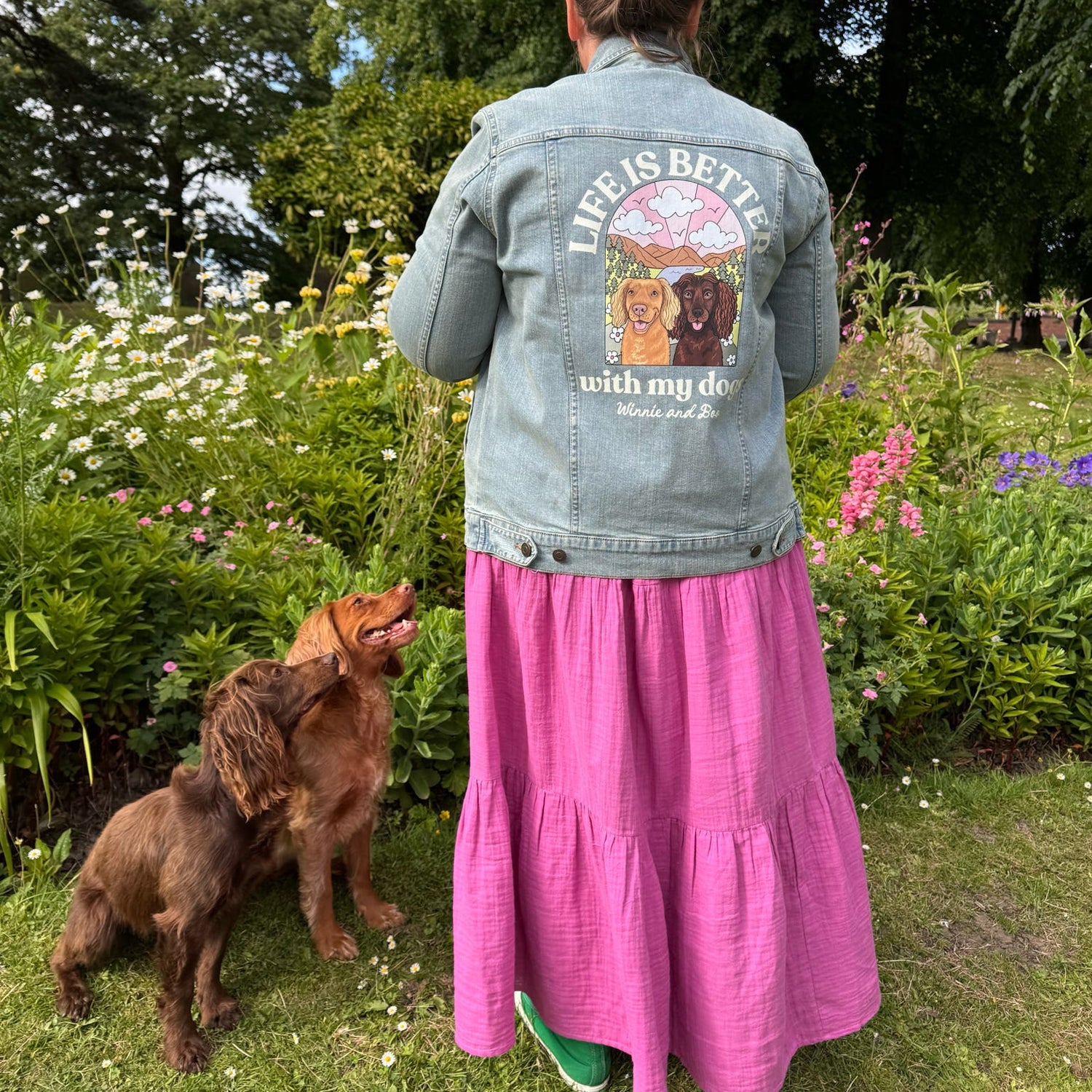 Life is Better Personalised Denim Jacket | Syd&Co