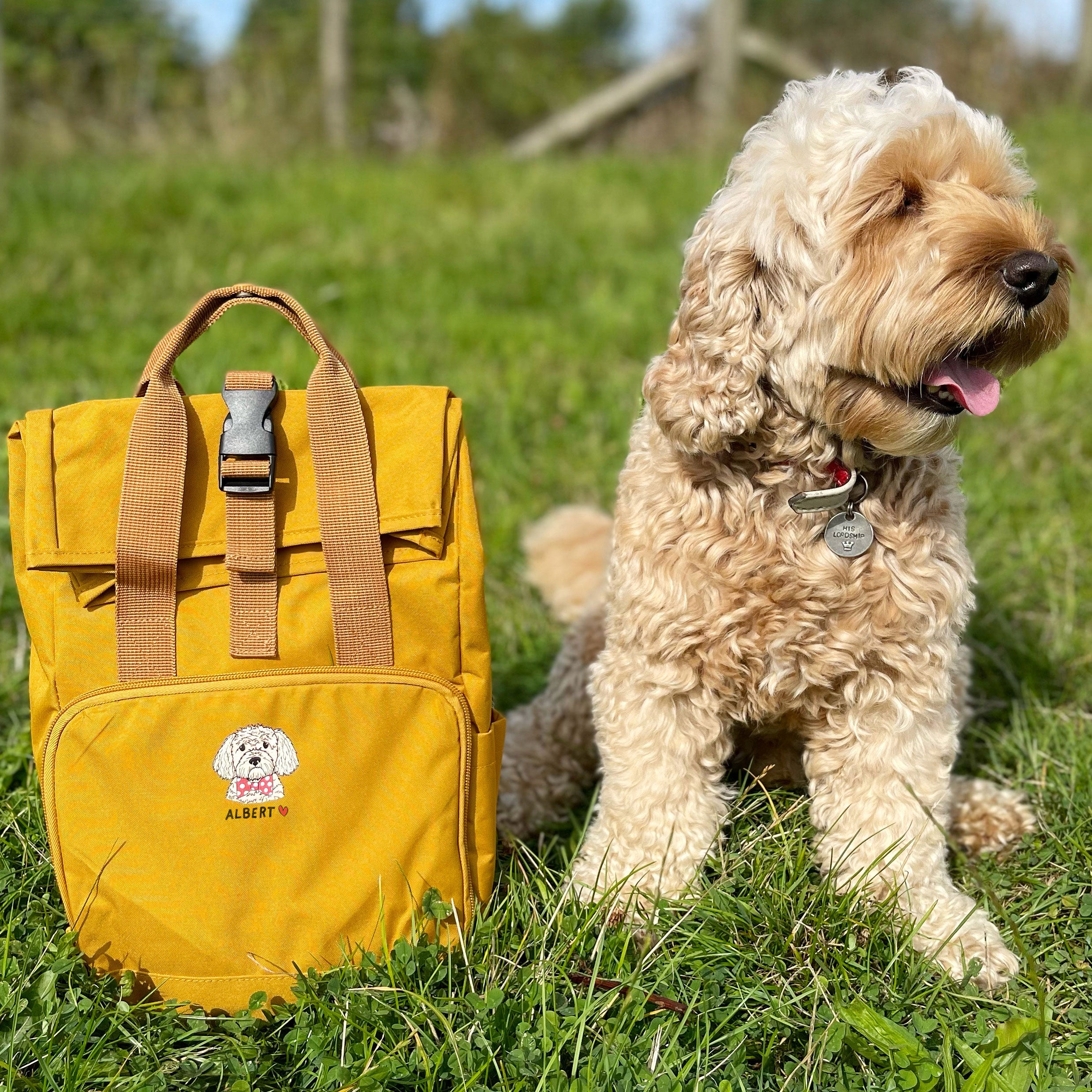 Personalised Doggy Day Care Backpack