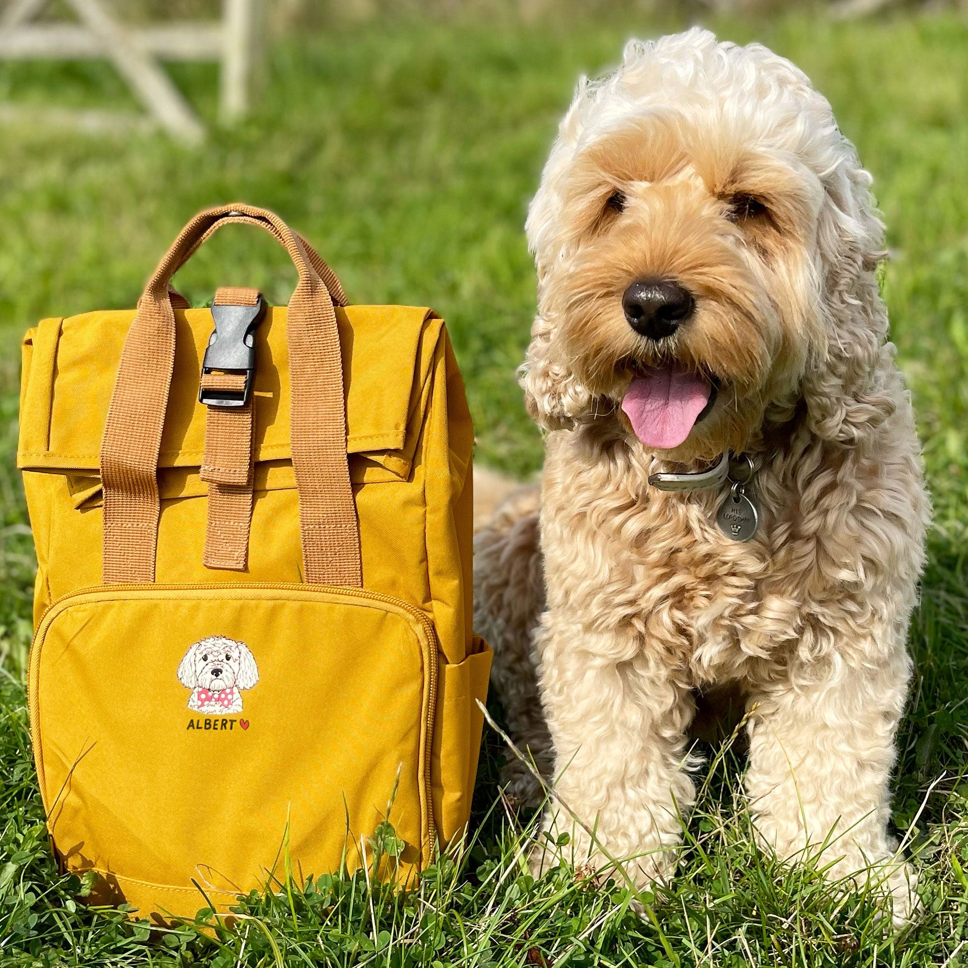 Personalised Doggy Day Care Backpack