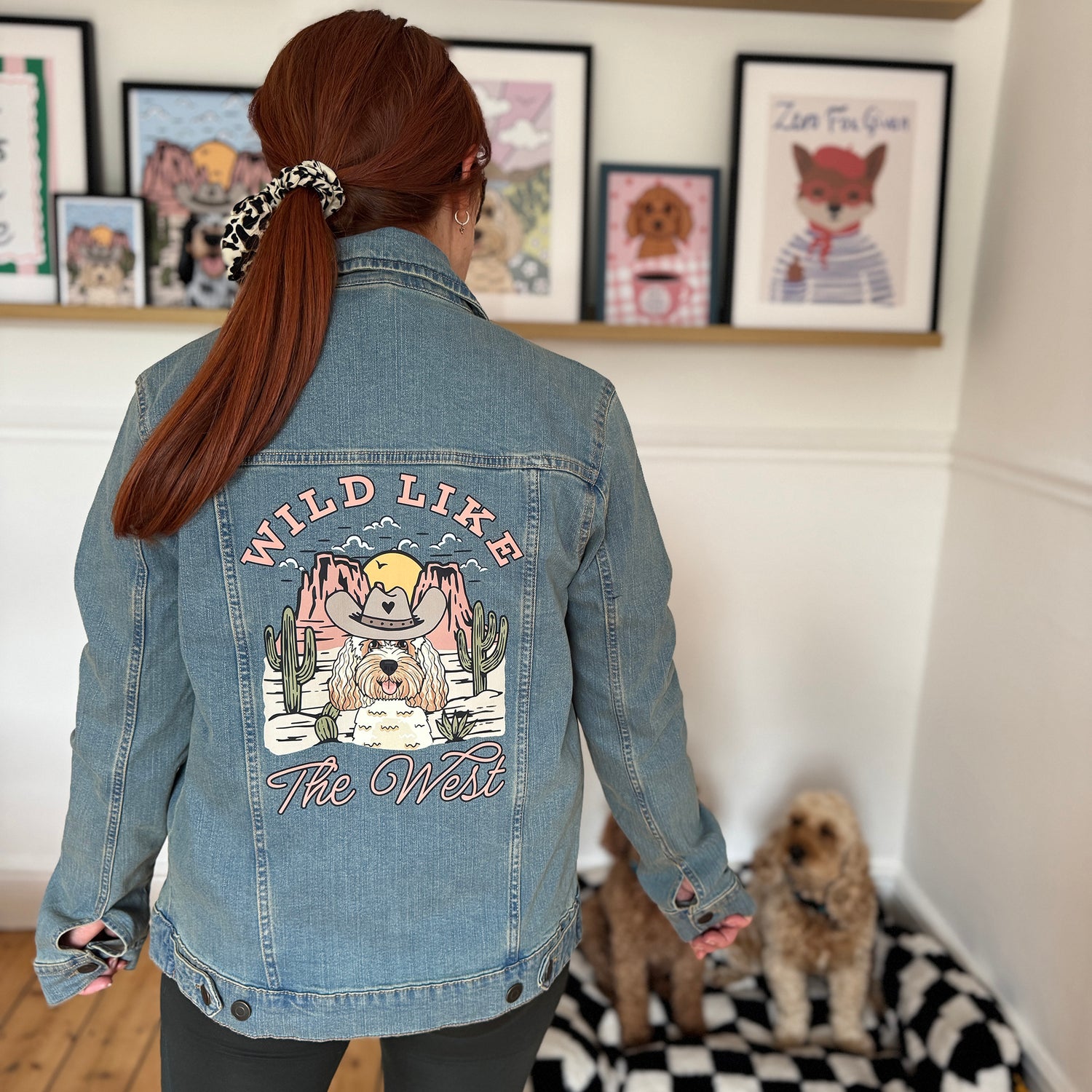 Wild Like the West Personalised Denim Jacket | Syd&Co