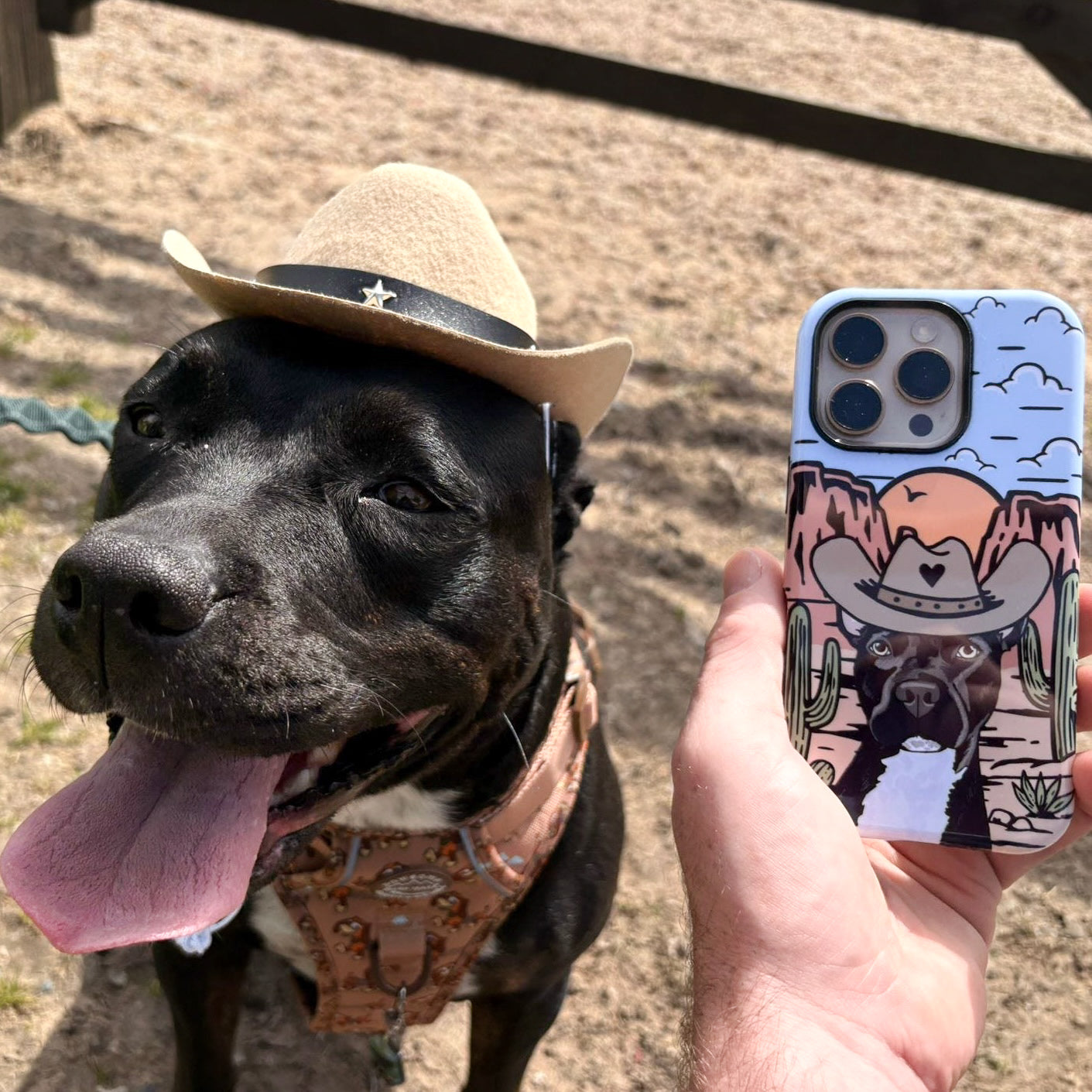 Personalised Wild Like the West Mobile Phone Case