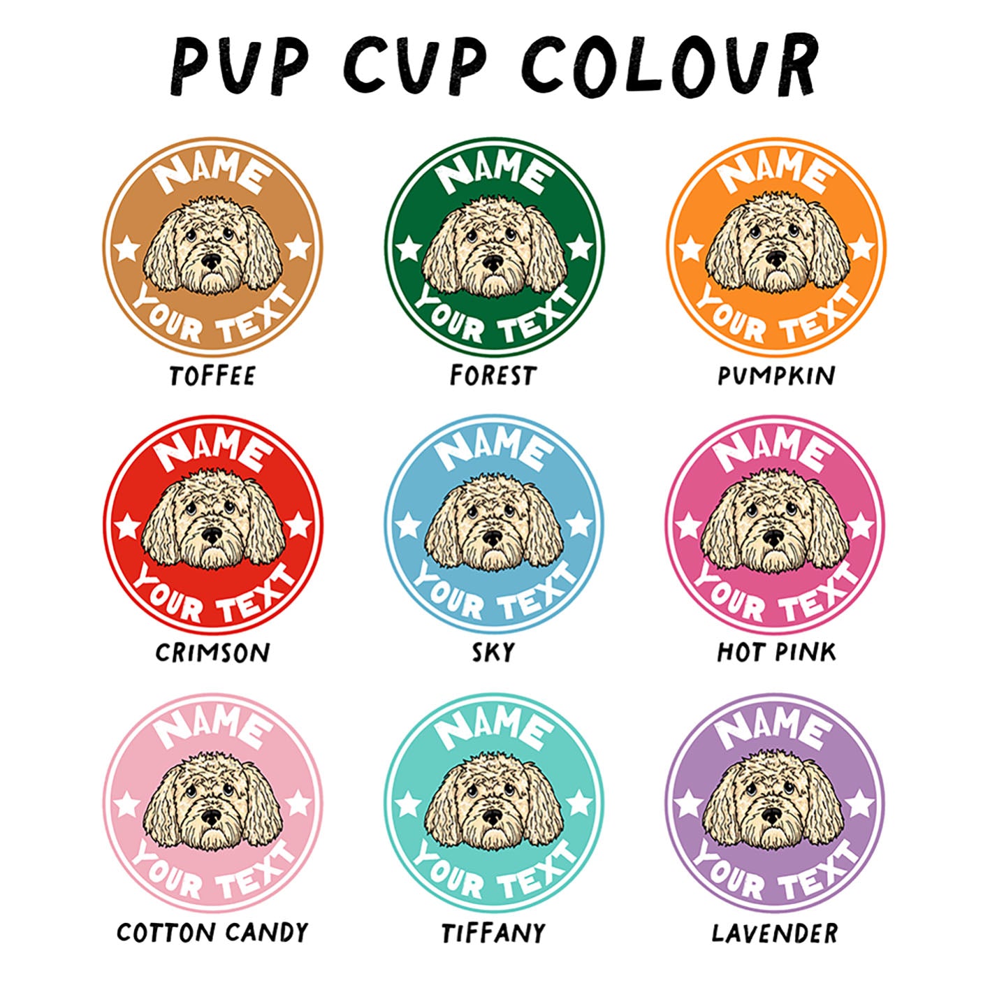 Personalised Paw Print Pup Cup