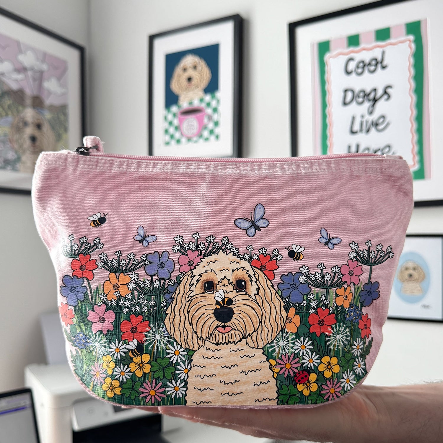 Personalised Life is Better Wildflower Multi-purpose pouch